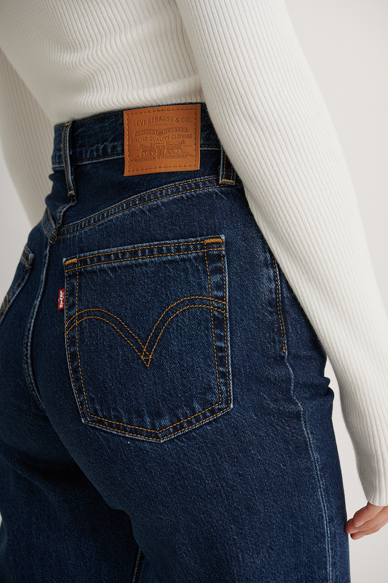 Ribcage Straight Ankle Noe Dark Blue 