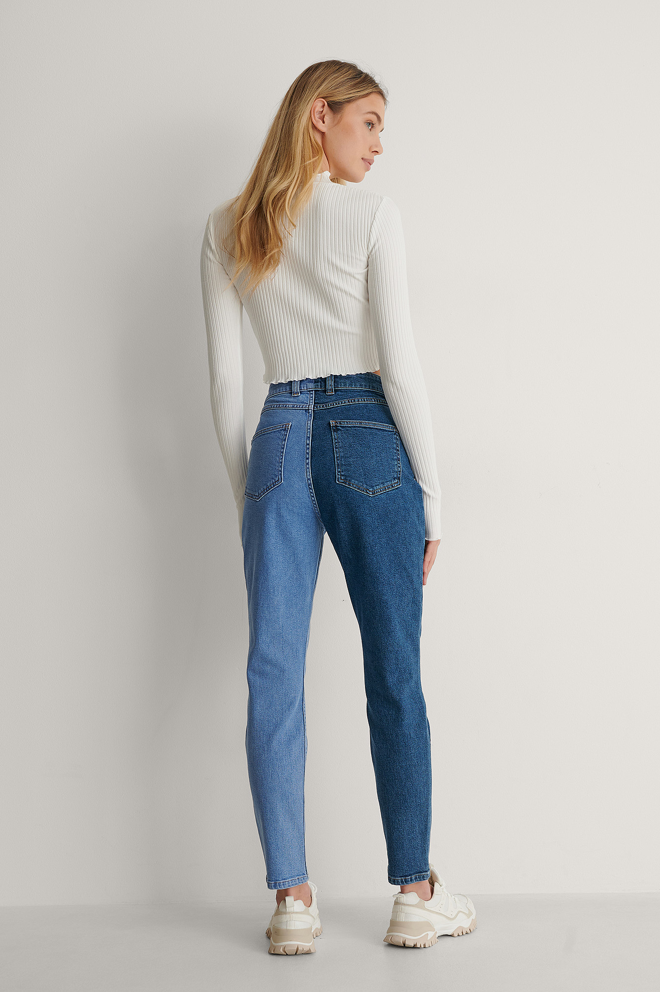 Organic Two Toned Denim Blue | na-kd.com