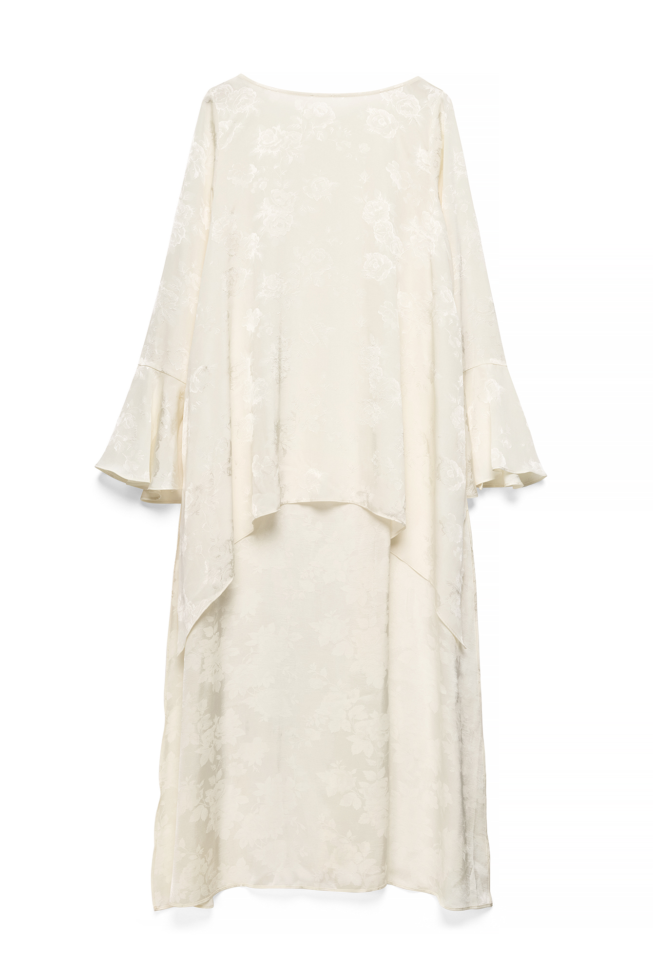 Offwhite Long Sleeve Jaquard Top