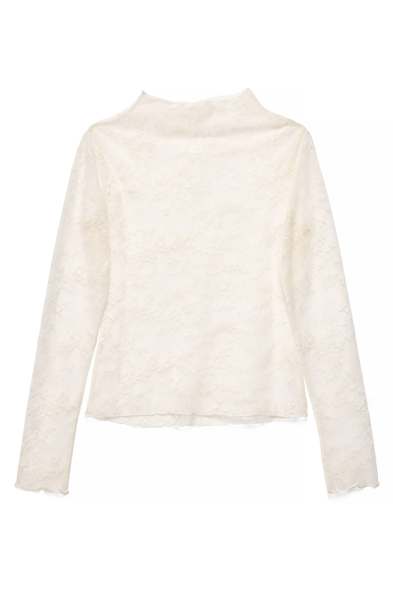 Boat Neck Long Sleeve Top Offwhite | NA-KD