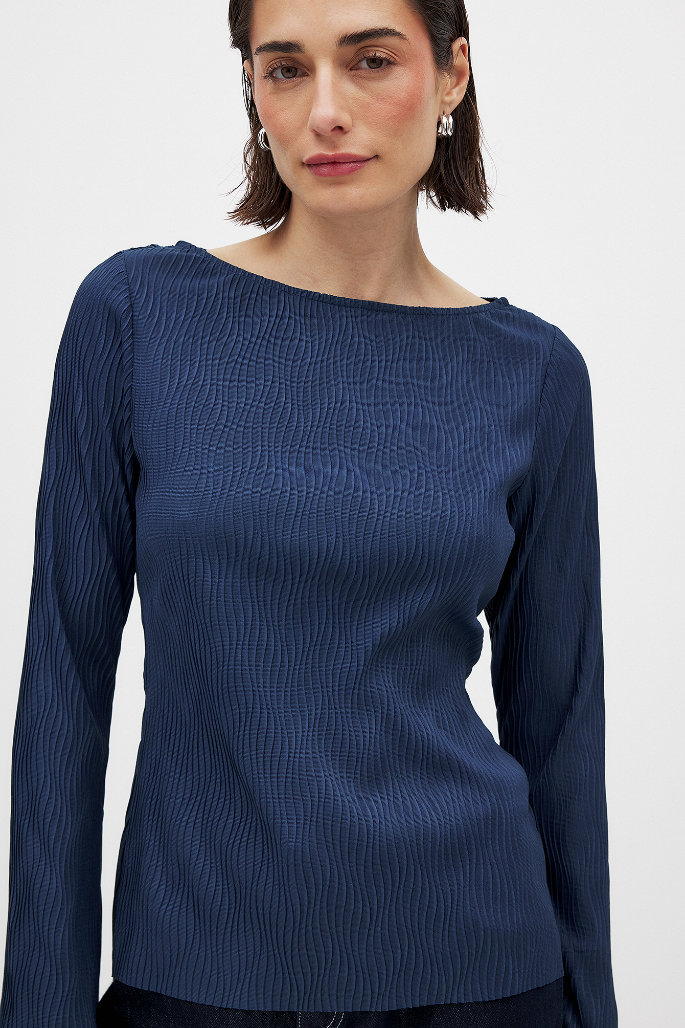 Glara Top Navy