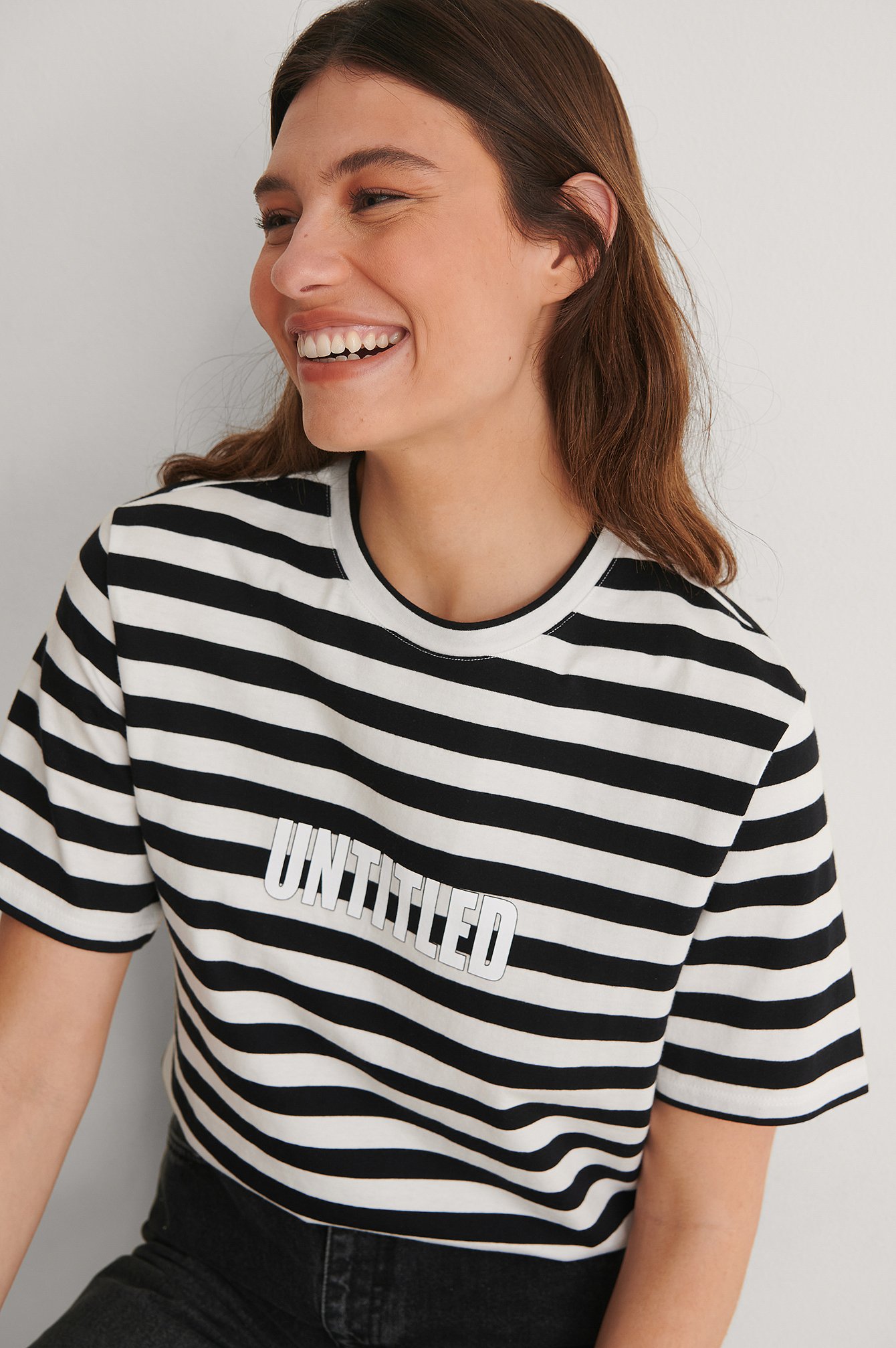 Striped Striped Oversized Tee