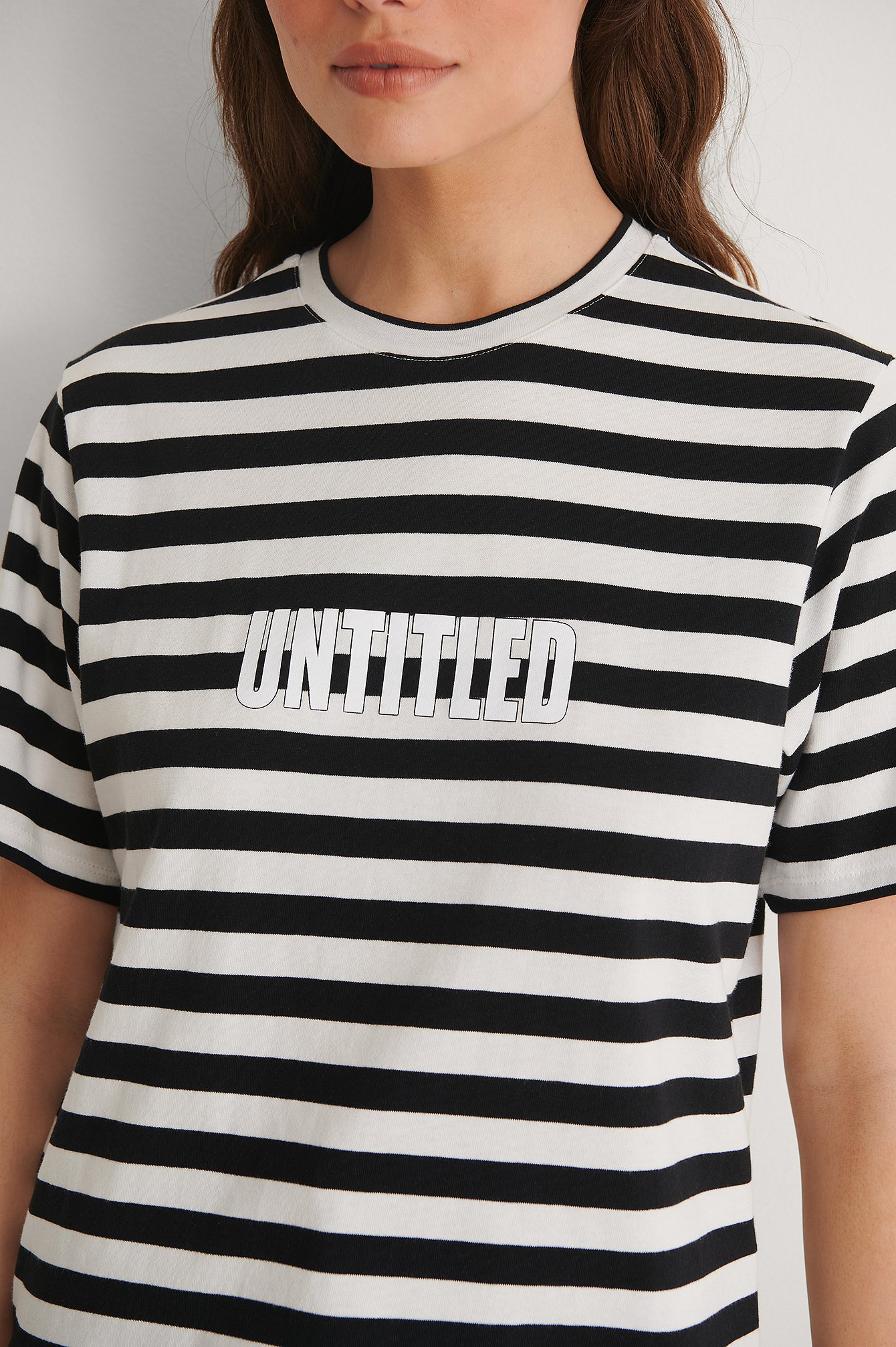 Striped Striped Oversized Tee