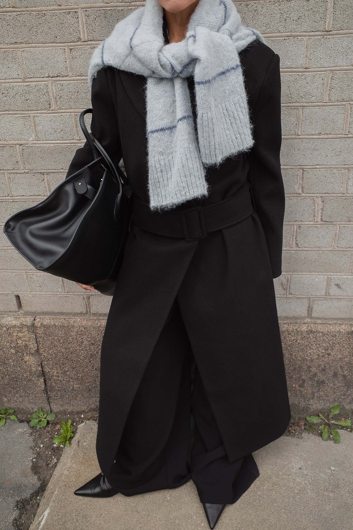 Janka Polliani x NA-KD Mantel mit Gürtel - Mäntel - Schwarz - EU 32 - NA-KD / NAKD