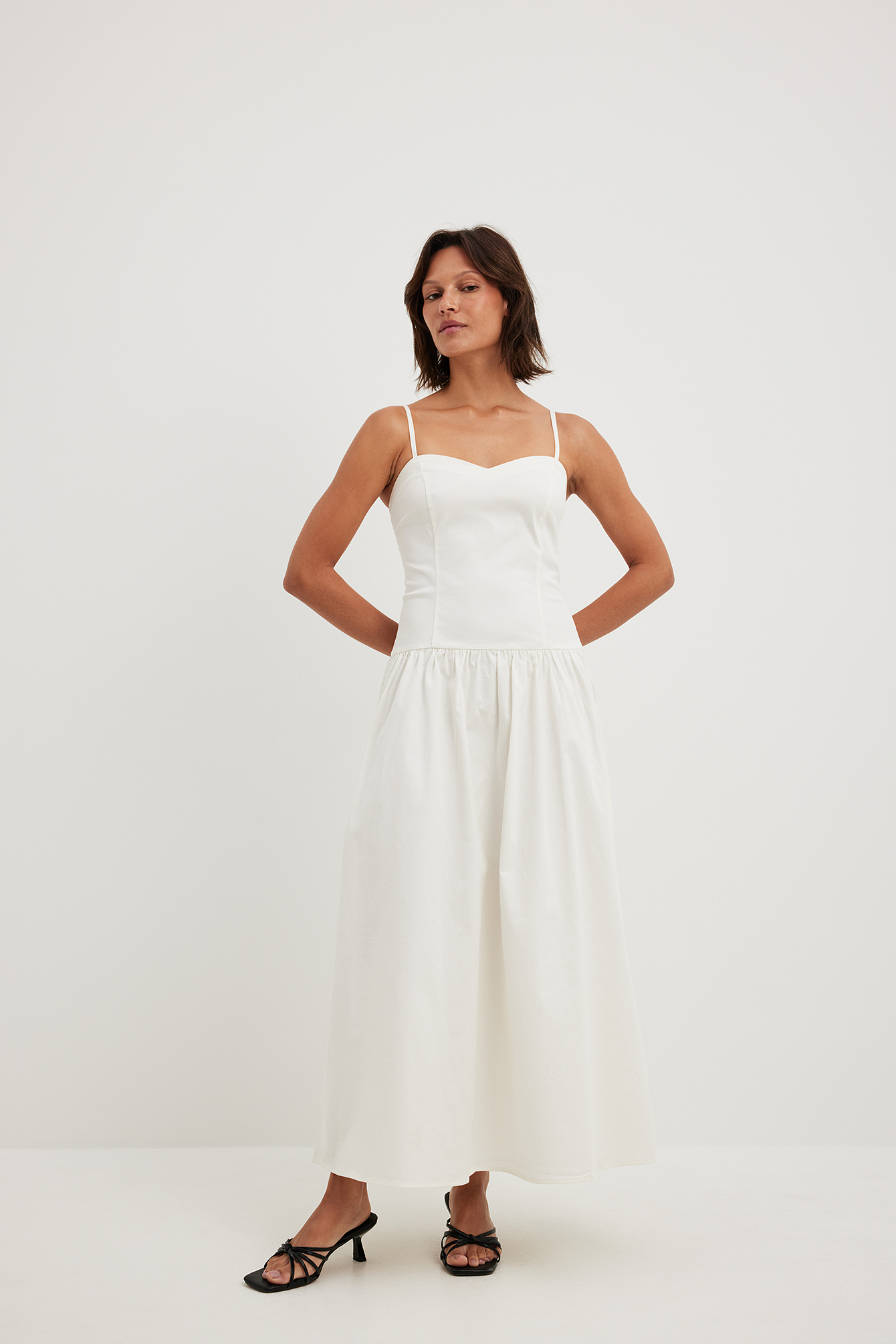 Casual White Long Dress Womens White Flowy Dress Cali1850 Women's Xs~xl Lined Tiered Sleeveless Casual White Long Dress Womens White Flowy Dress Cali1850 Women's Xs~xl Lined Tiered Sleeveless