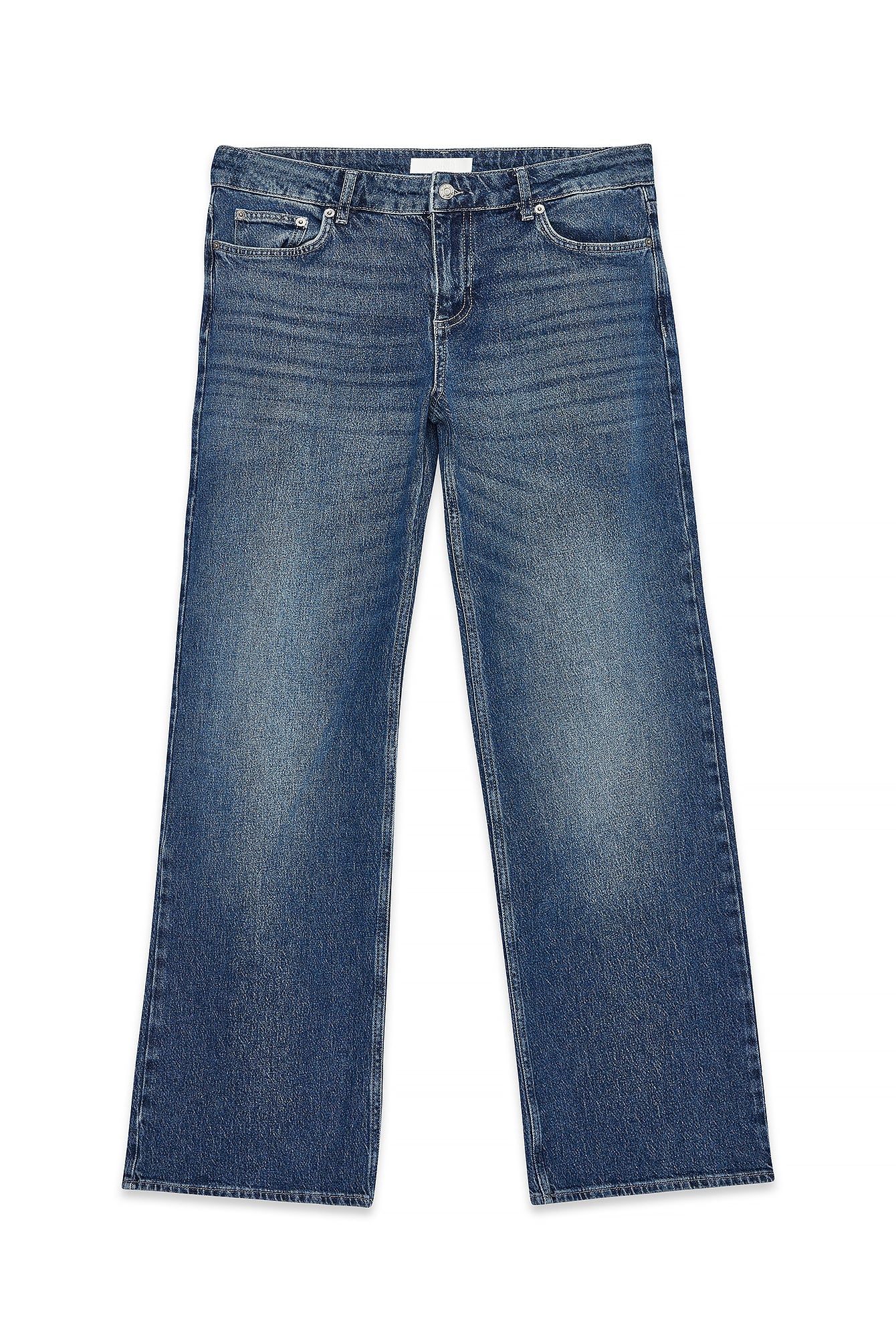 Dark Blue Low Waist Jeans