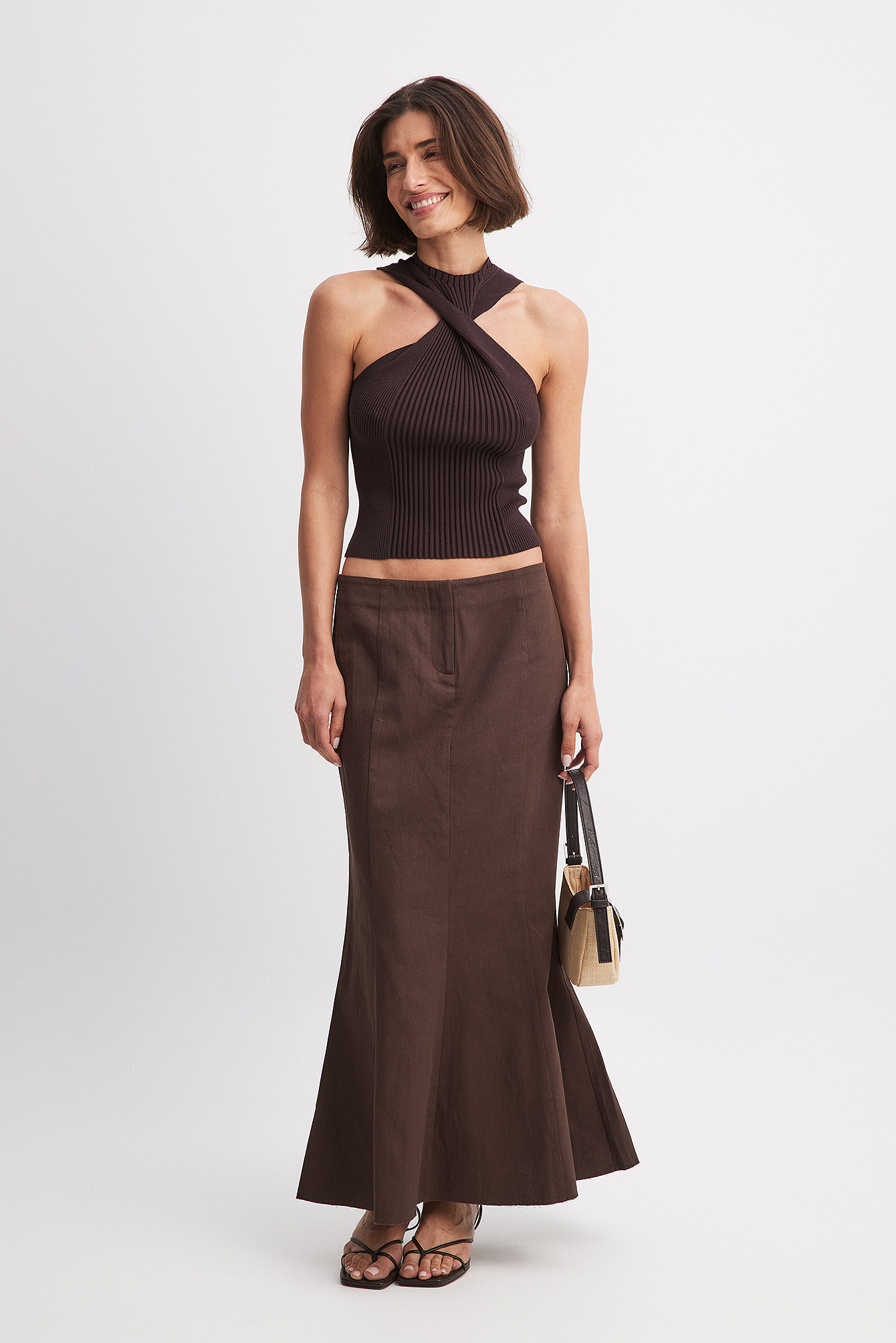 Paz Torras Jupes Mi Longues Femme De Couleur Marron 2102131-marron - Modz Paz Torras Jupes Mi Longues Femme De Couleur Marron 2102131-marron - Modz