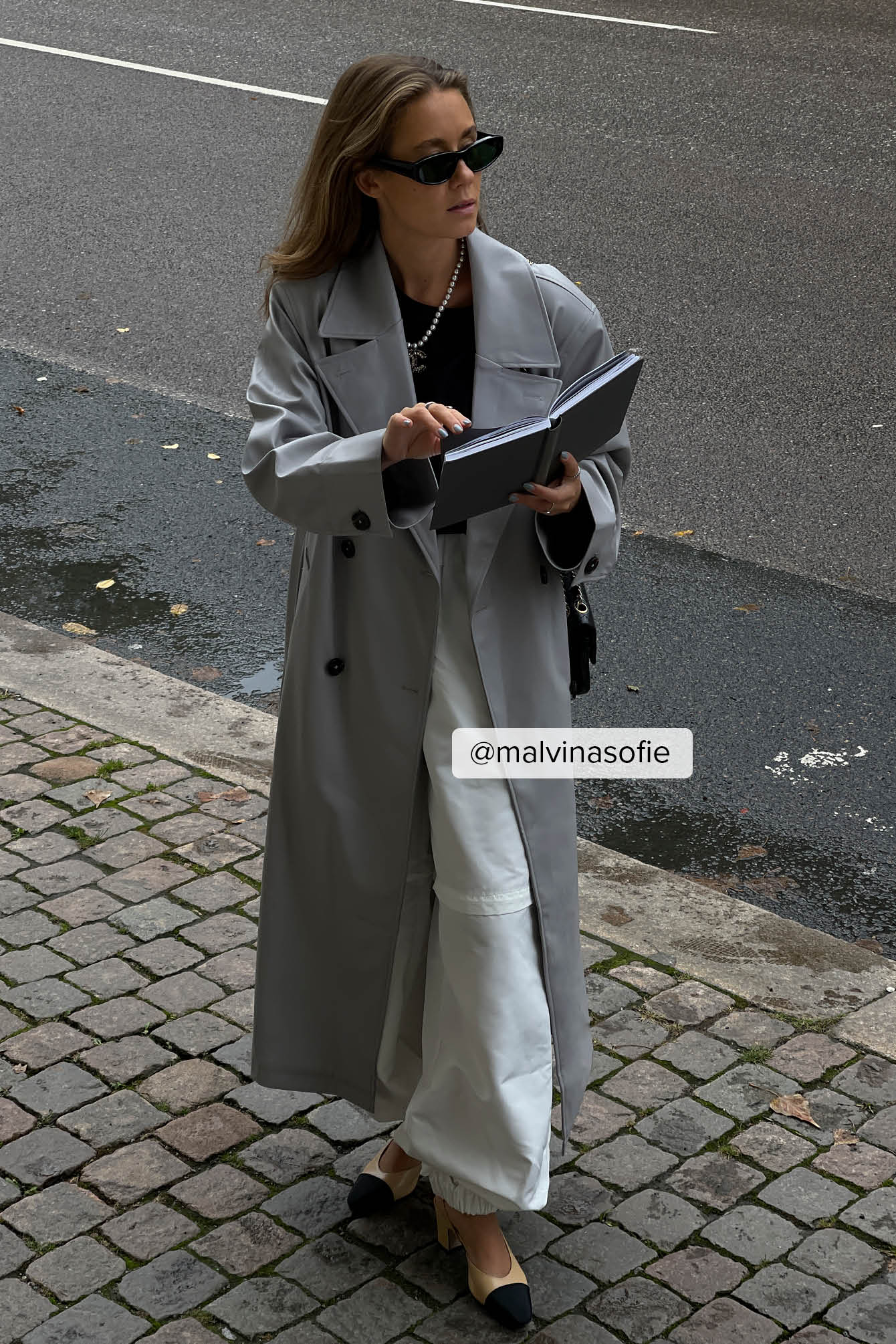 Damen Bekleidung Anzüge NA-KD Trend PU-Trenchcoat mit Schulterpolstern in Grau 