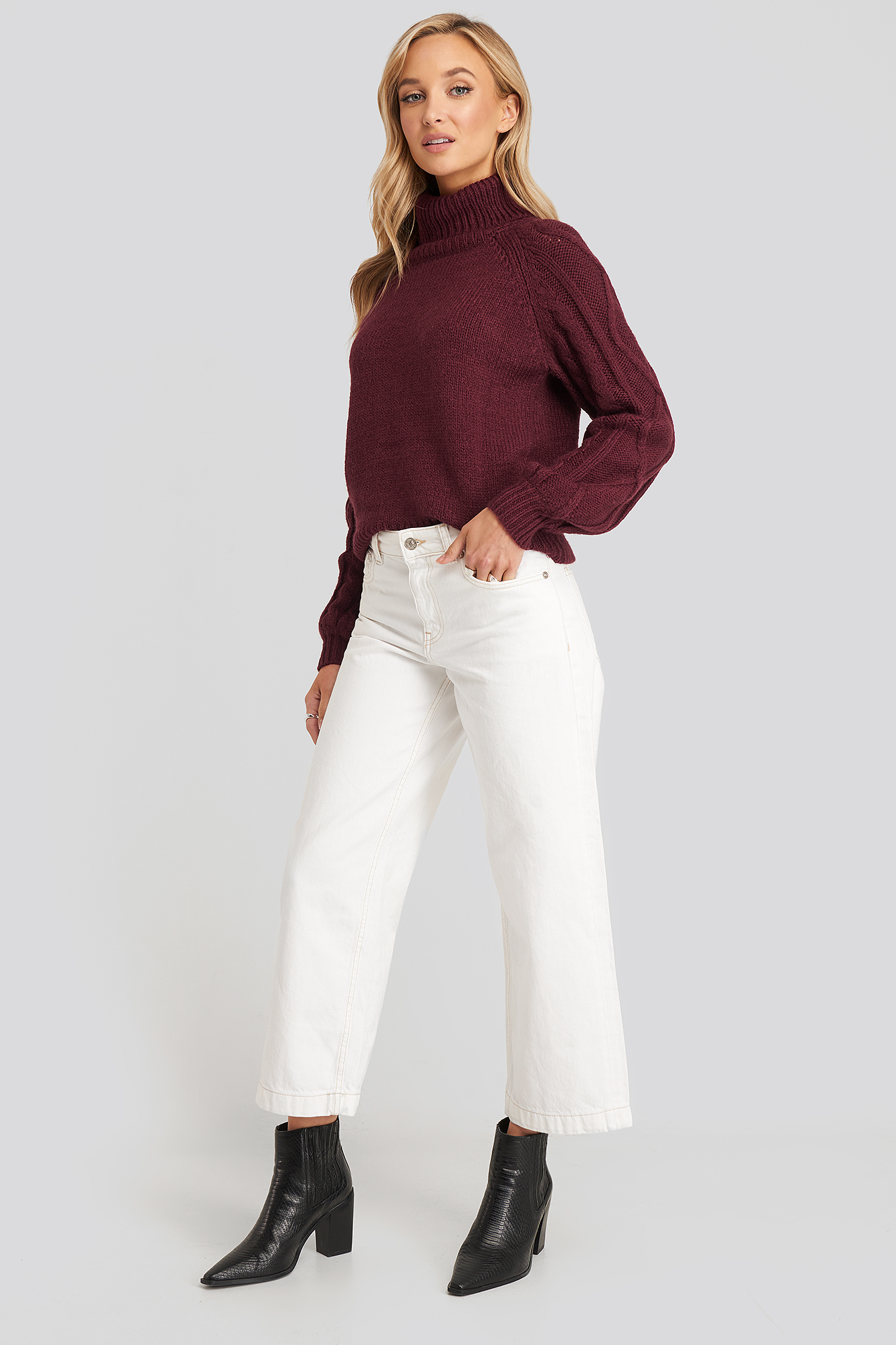 Culotte Jeans Offwhite