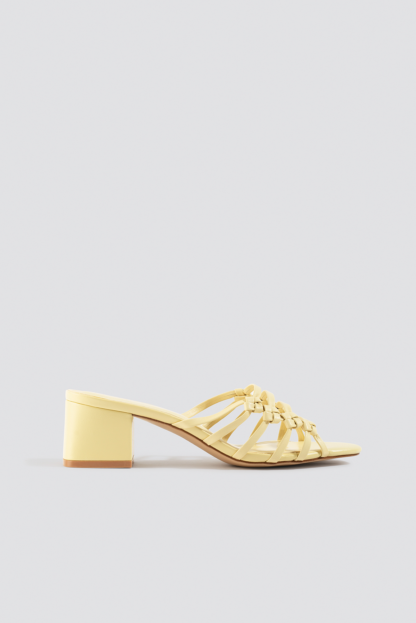 Nudito Sandals Pastel Yellow