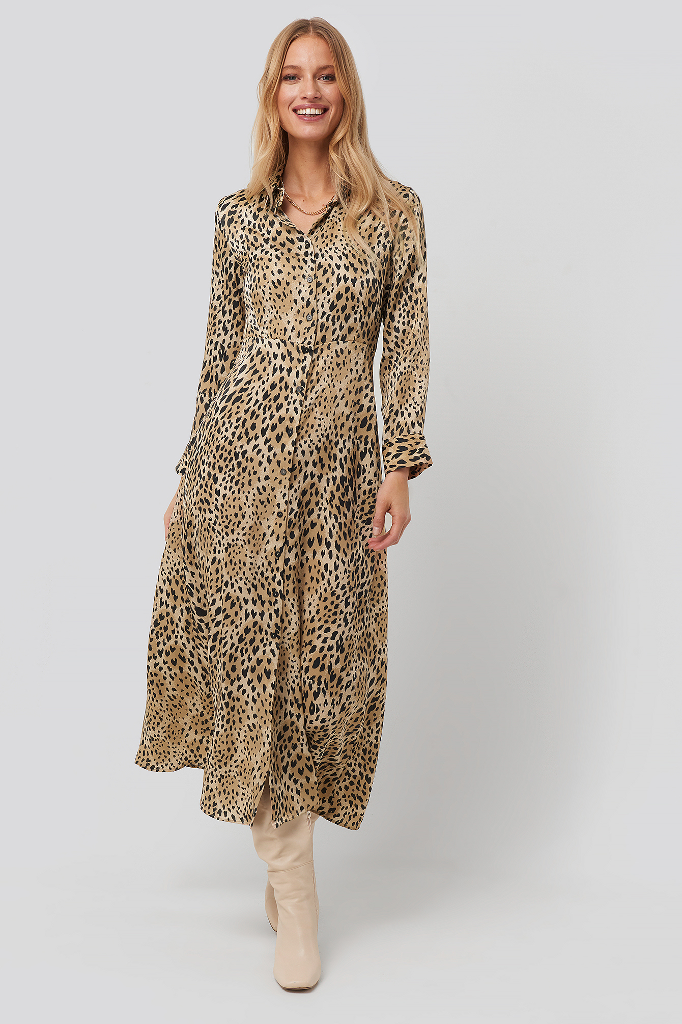 Pardo Dress Pastel Brown