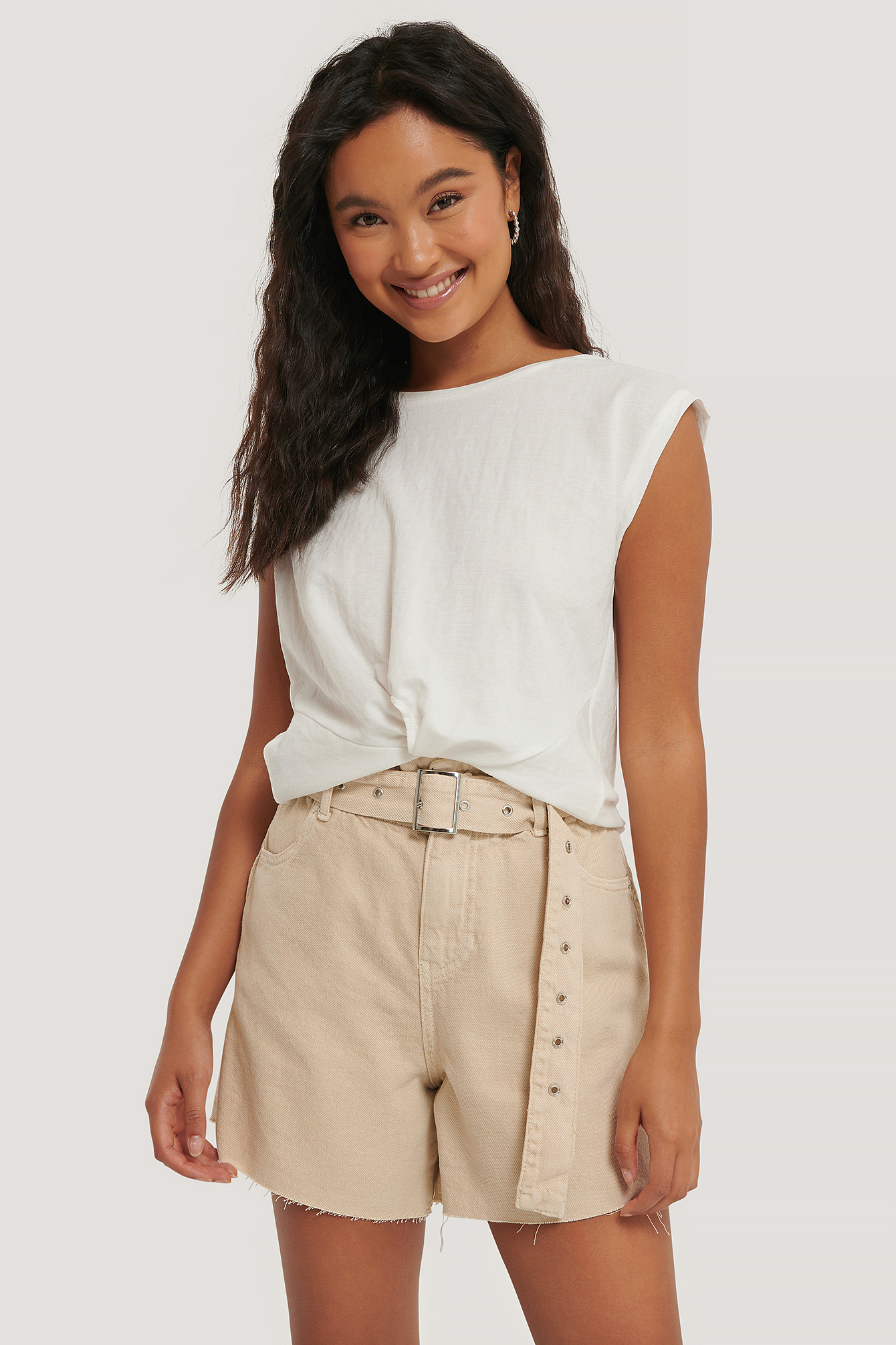 Womens Beige Shorts | na-kd.com