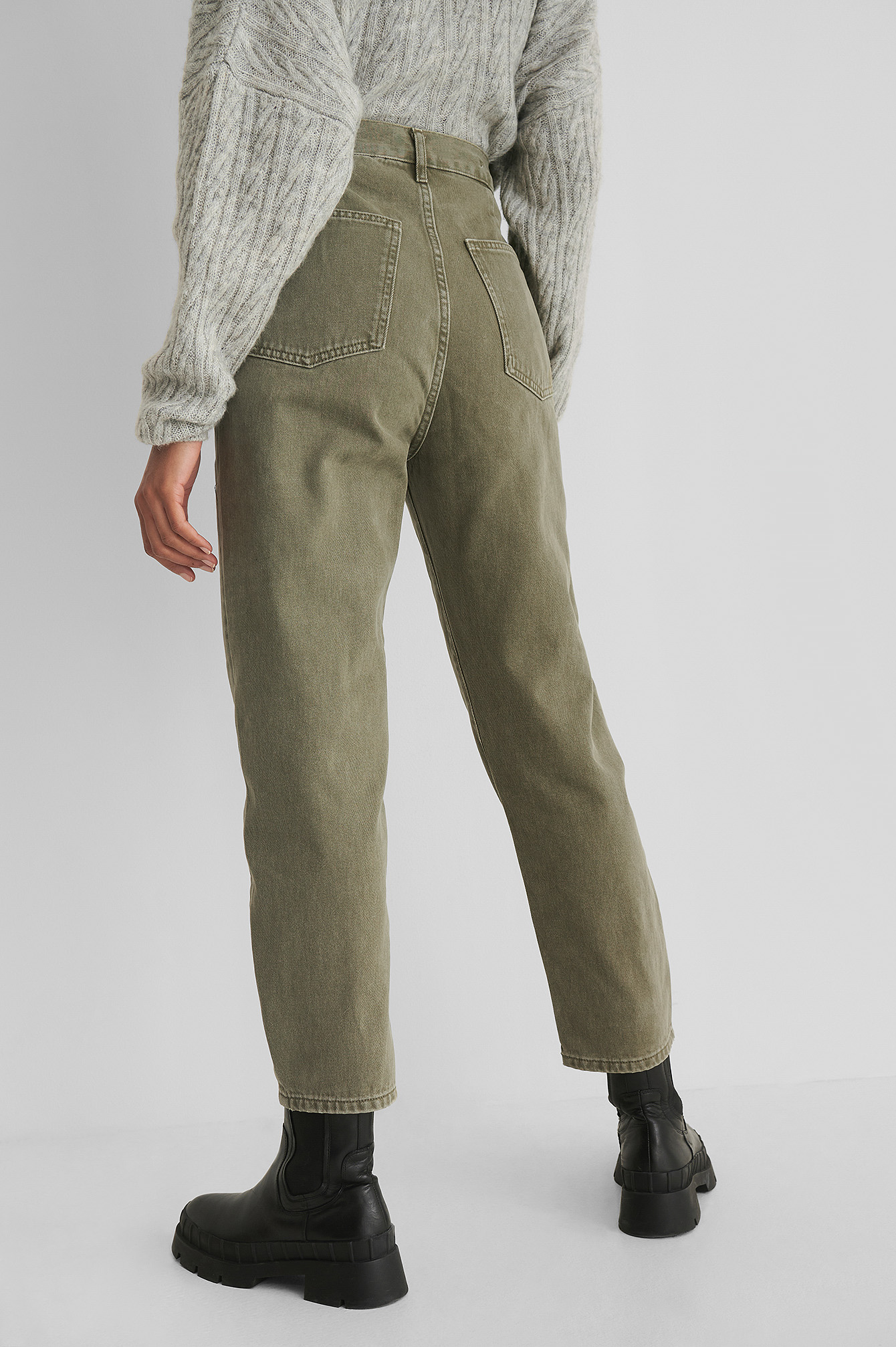 Veronica Jeans Green | na-kd.com