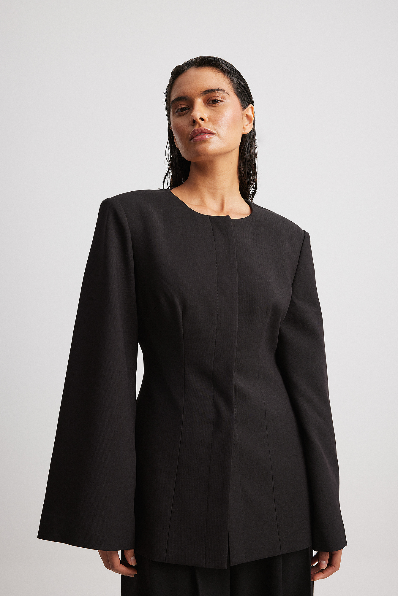 Statice Bielle Weste Blazer Schwarz