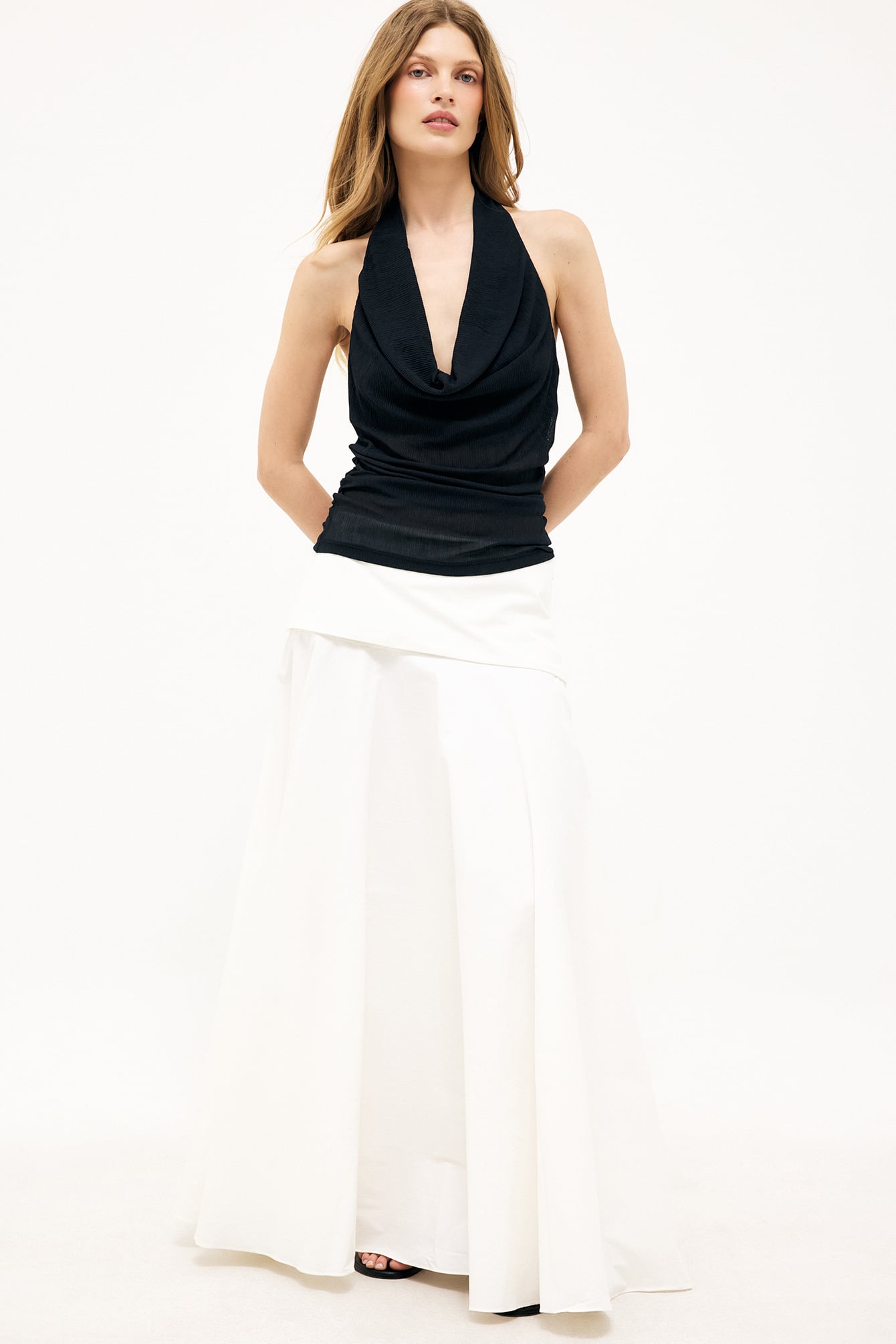Maxi Skirt Offwhite | NA-KD