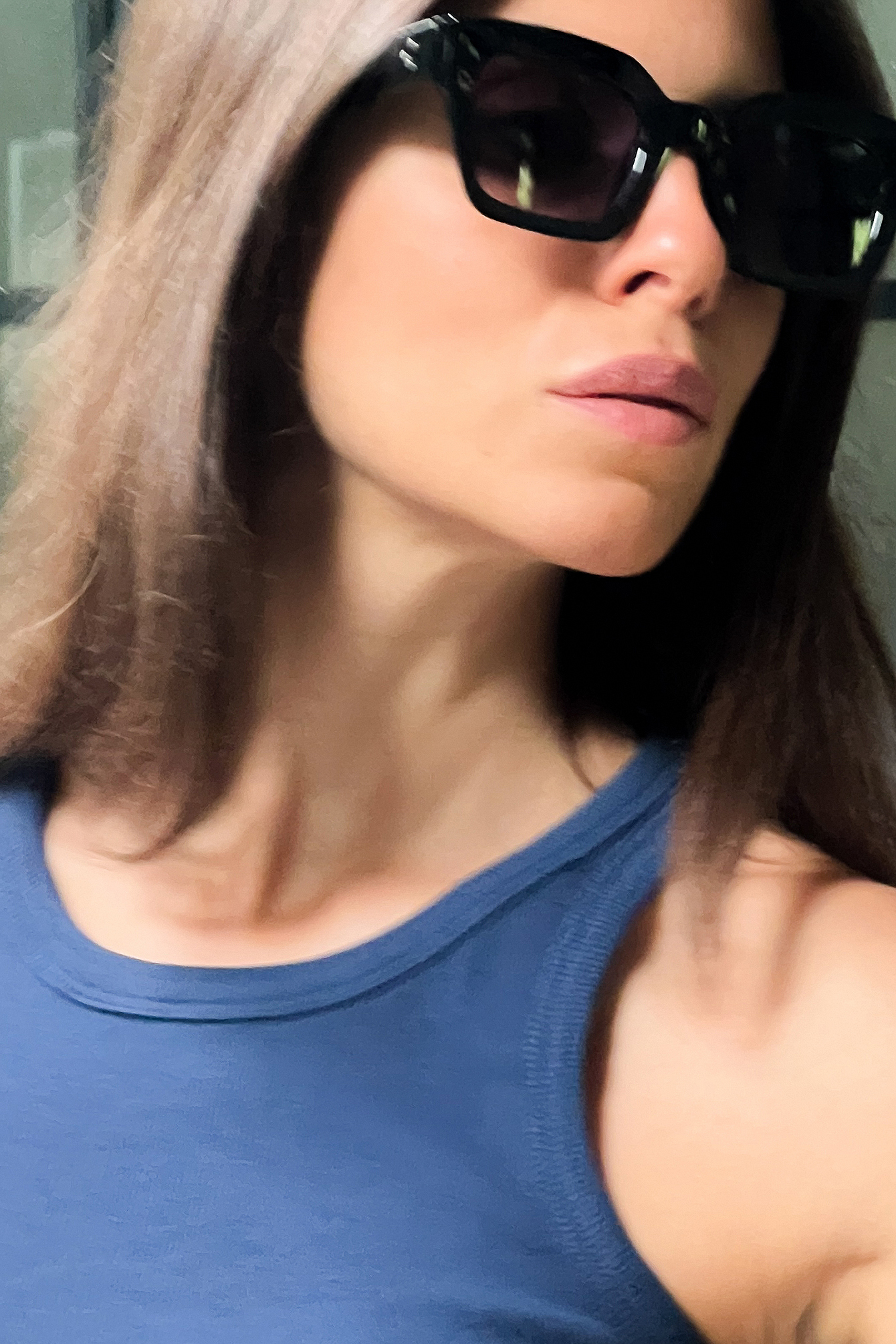 Square frame sunglasses