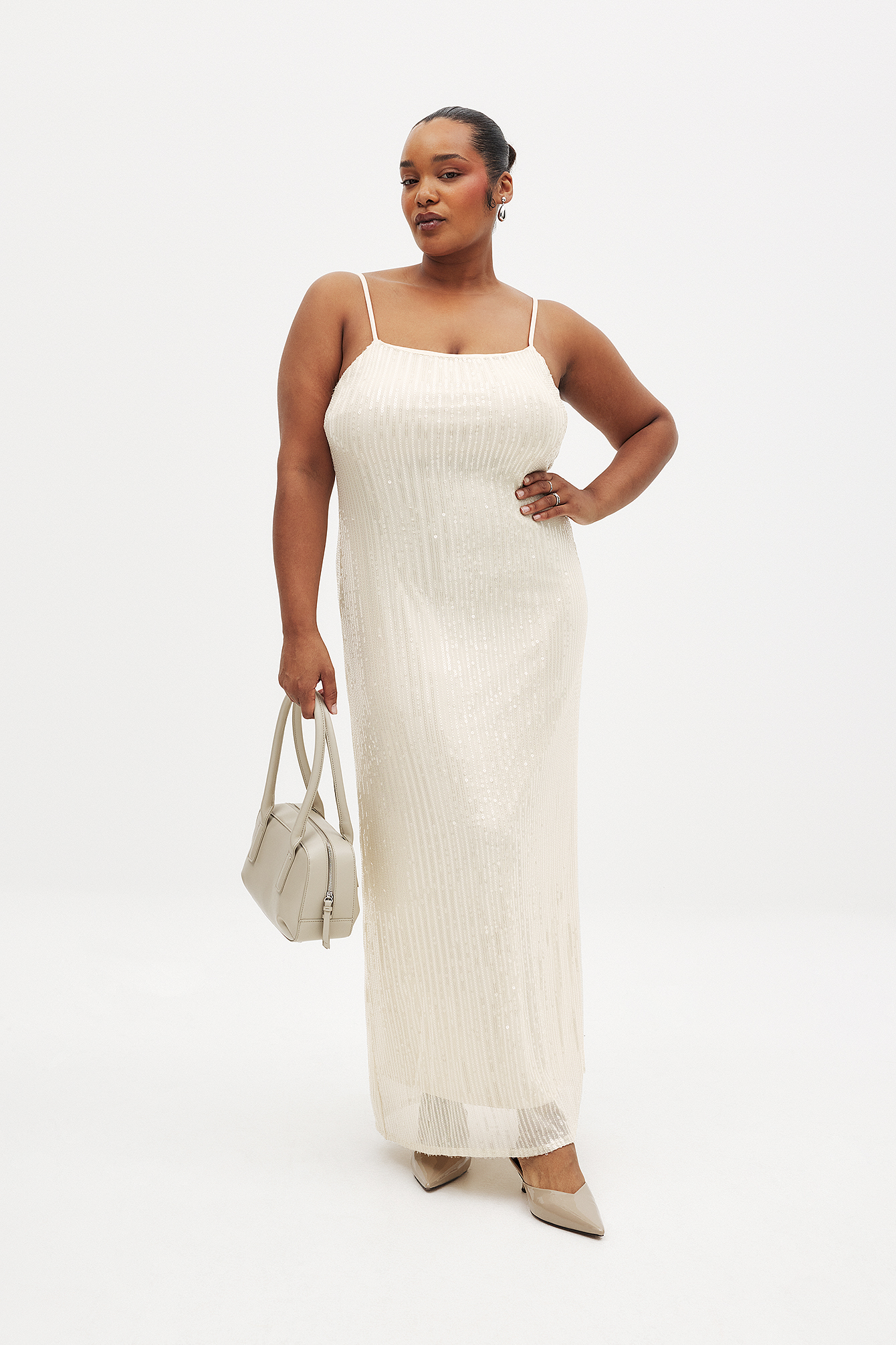 silver slip dress maxi Silver Petite Cowl Neck Metallic Maxi Slip Dress