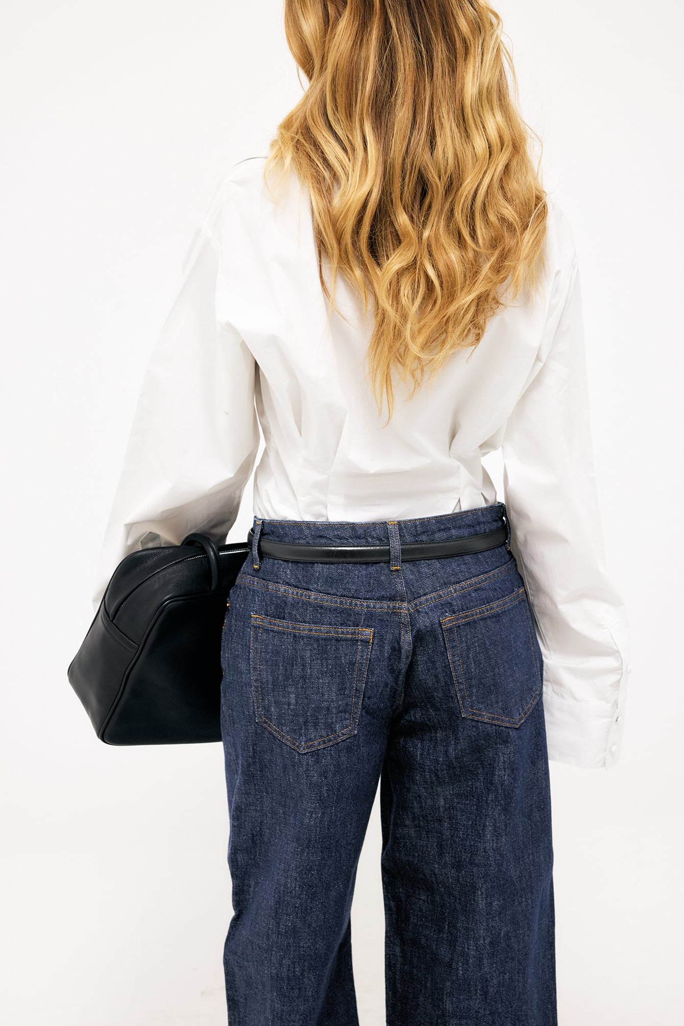 Mid Waist Baggy Jeans - Baggy Jeans - Blue - EU 34 - NA-KD / NAKD