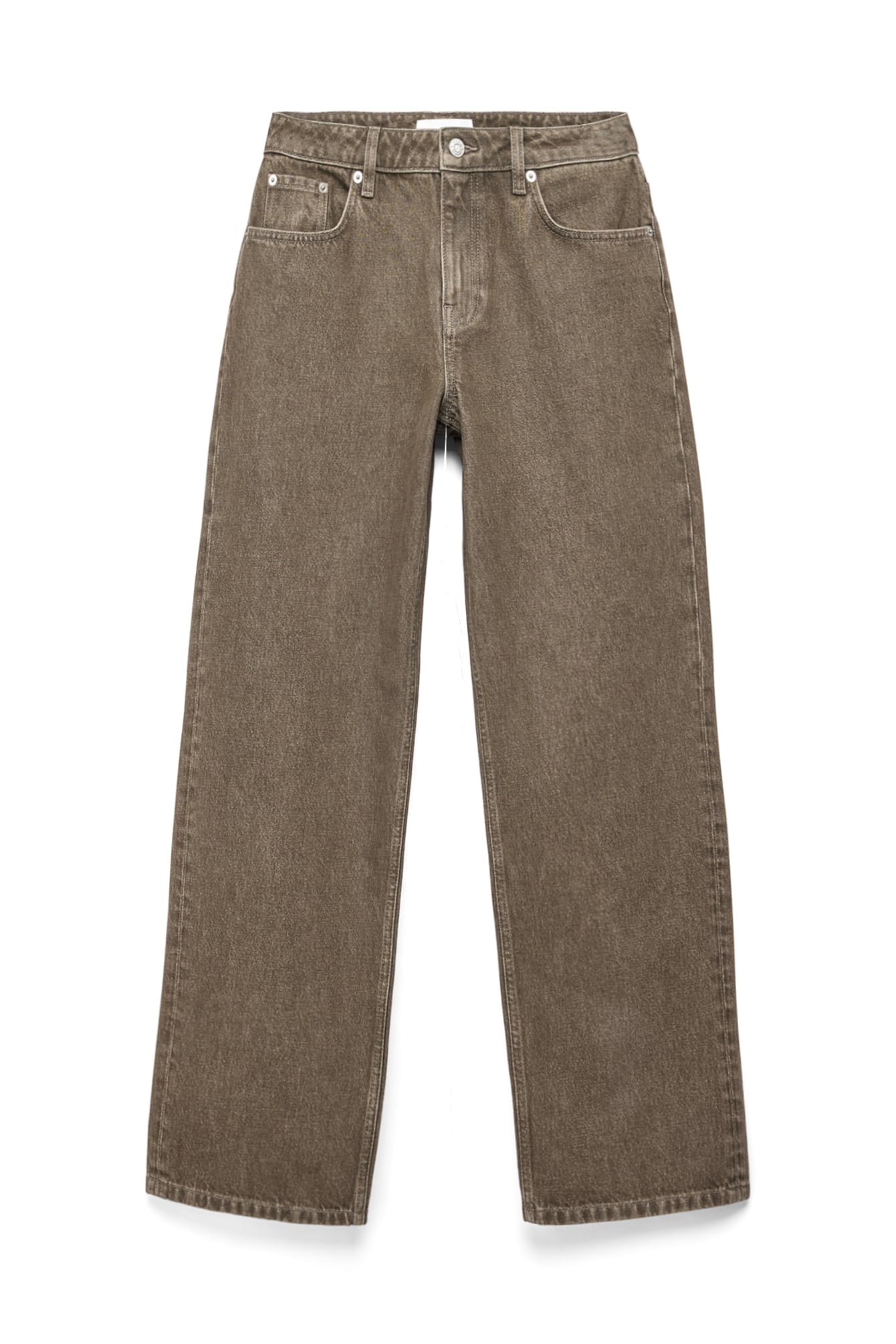 Loose Low Waist Long Jeans Blue | NA-KD
