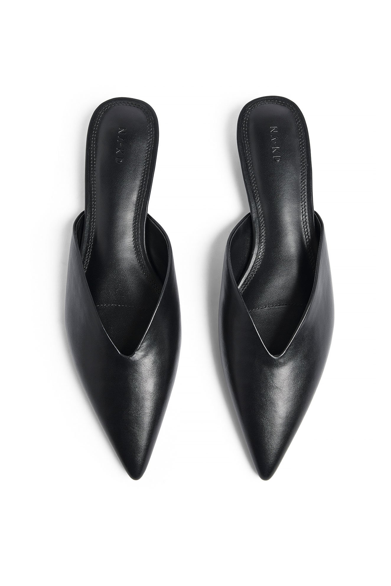 NA-KD Zapatos de tacón bajo sin cierre - Heels - Black - EU 41 - NA-KD / NAKD