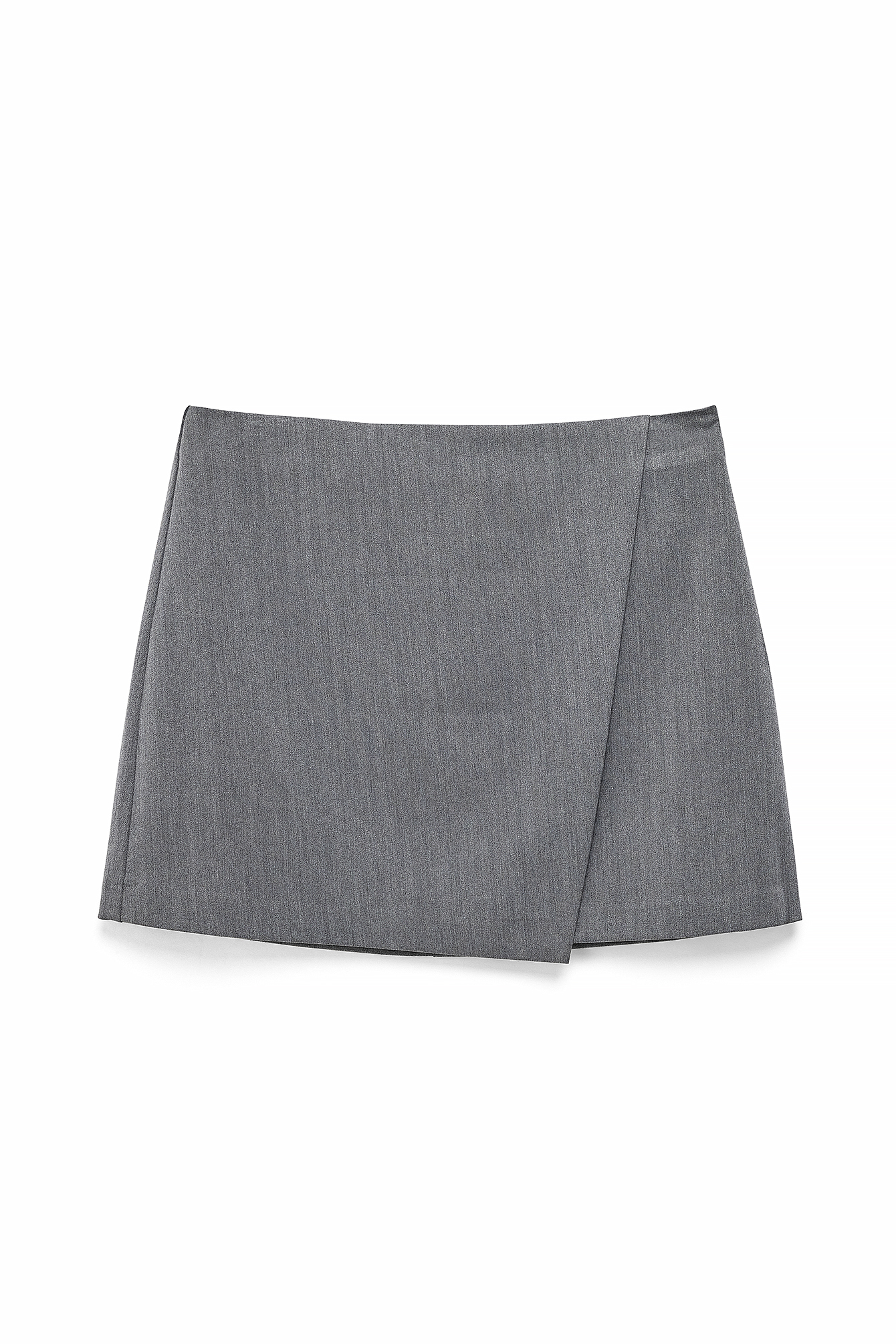 Pleated Mini Skirt Grey | NA-KD