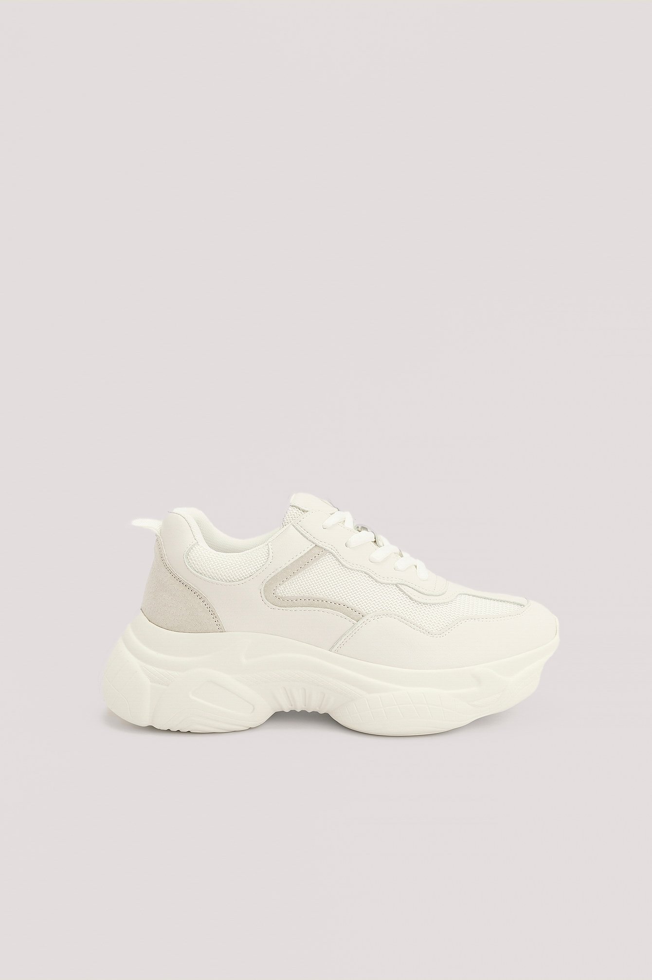 Na-Kd Shoes Mixed Upper Trainers - White