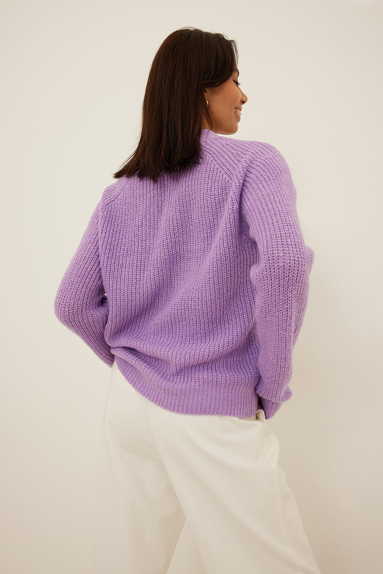 purple cardigan new look