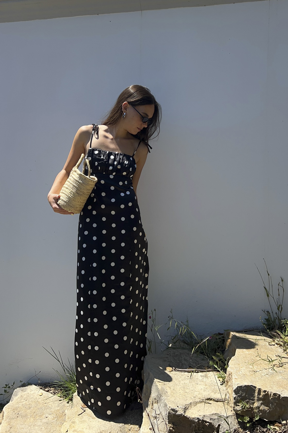 niana flocky dot pants dress　M niana ANDRESD flocky dot pants dress M ANDRÉSD ／アンドレスド