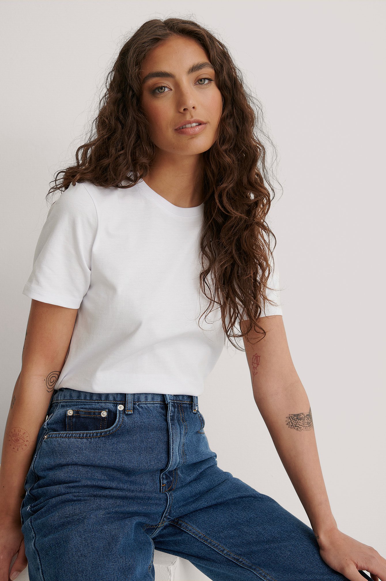 White organic cotton t-shirt