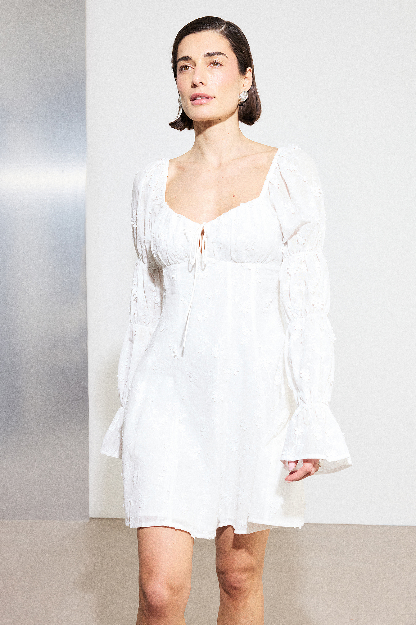 Womens White Mini Dresses | NA-KD Womens White Mini Dresses | NA-KD