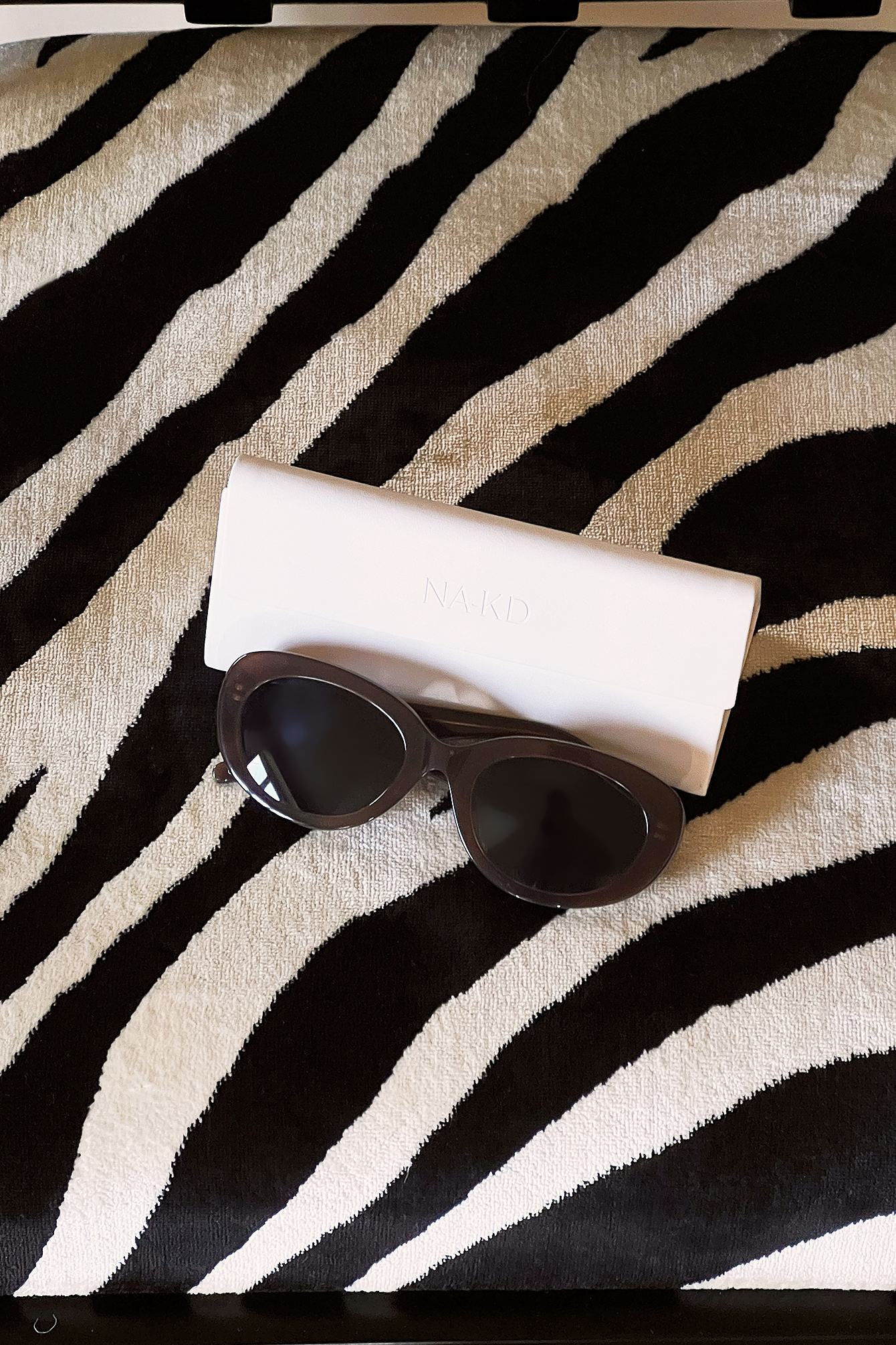 Oval Frame Acetate Sunglasses - Sunglasses - Brown - One Size - NA-KD / NAKD