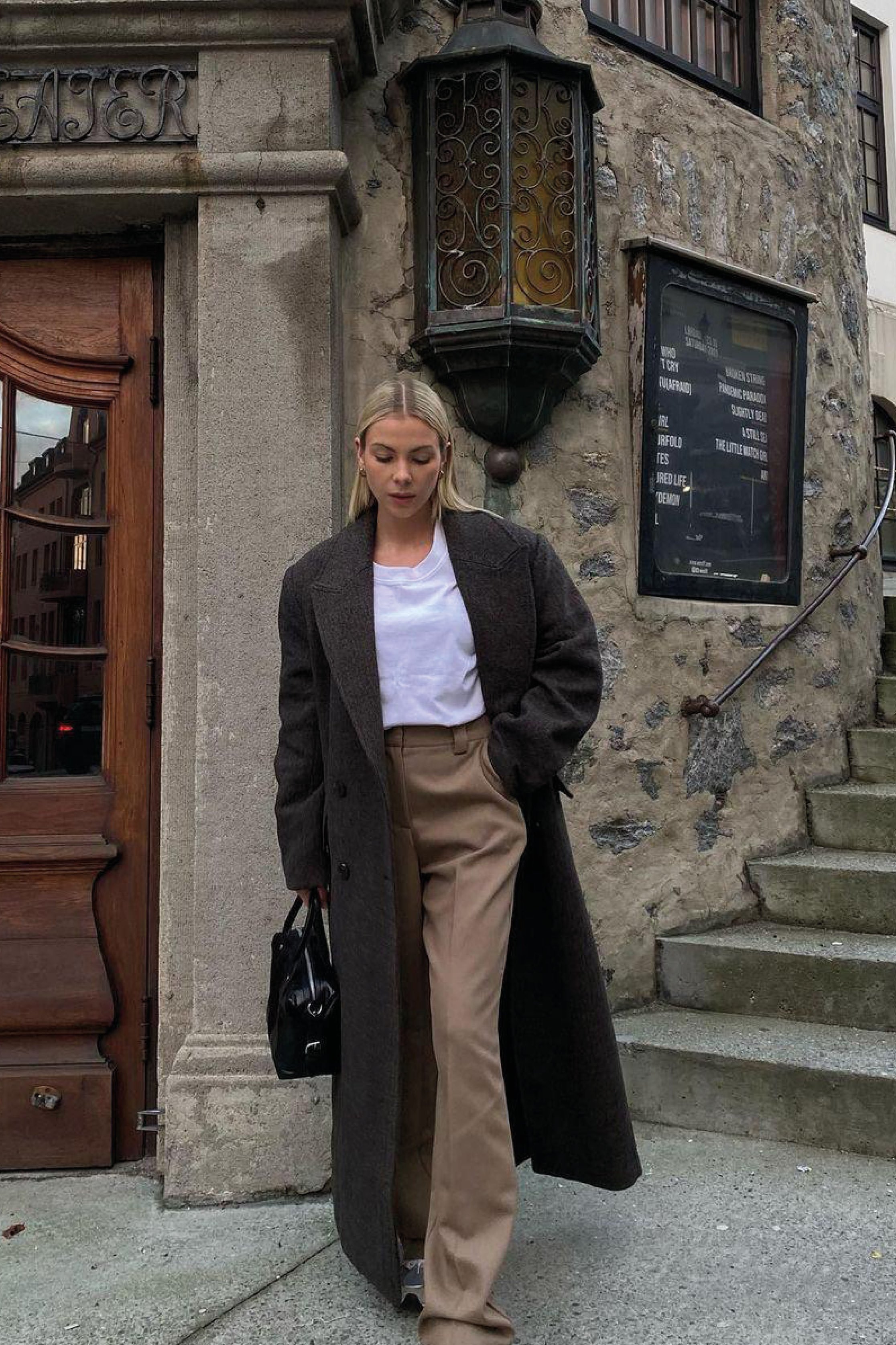 Taupe Twill Suit Pants