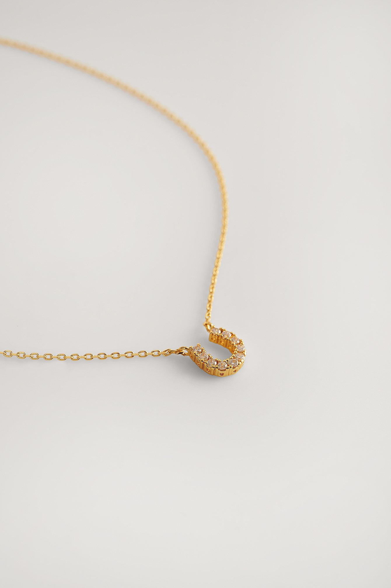 Gold Guldpläterat halsband med hängsmycke