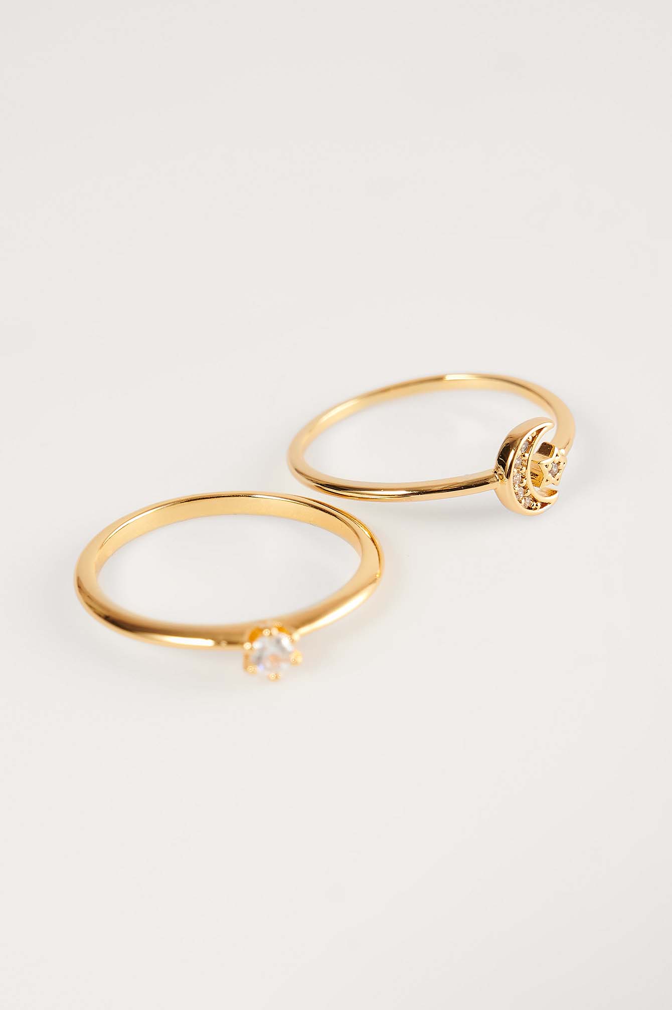 Gold Plated Moon Ring main image 1
