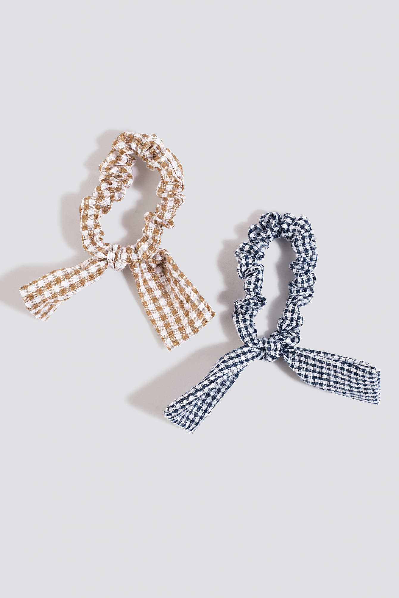 2-Pack Gingham Scrunchies Mixed