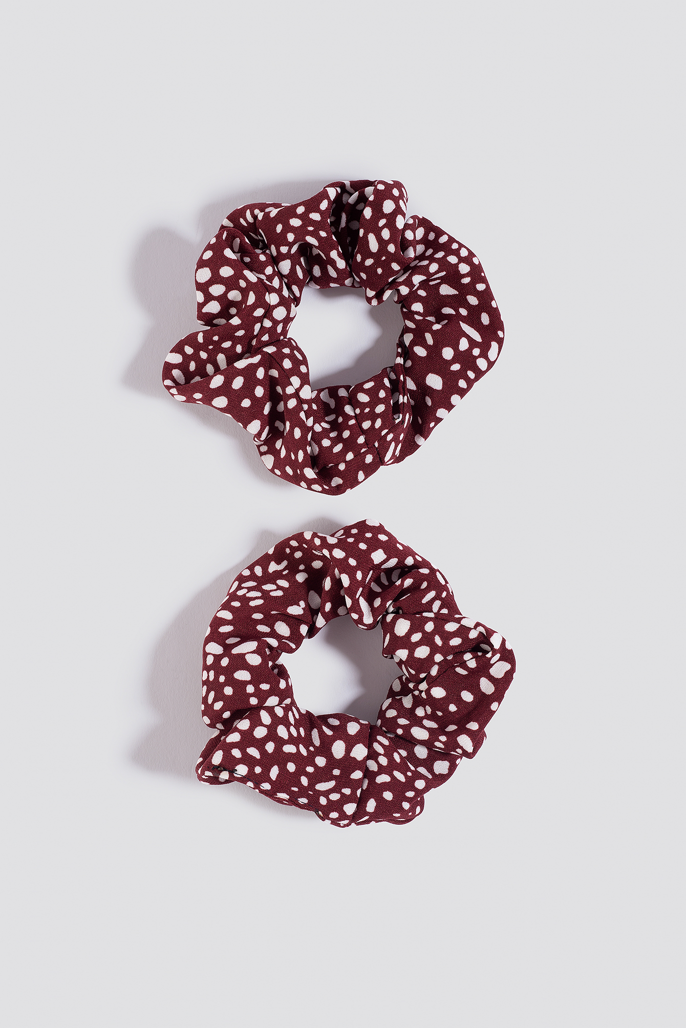 2-pack scrunchie Red/Black