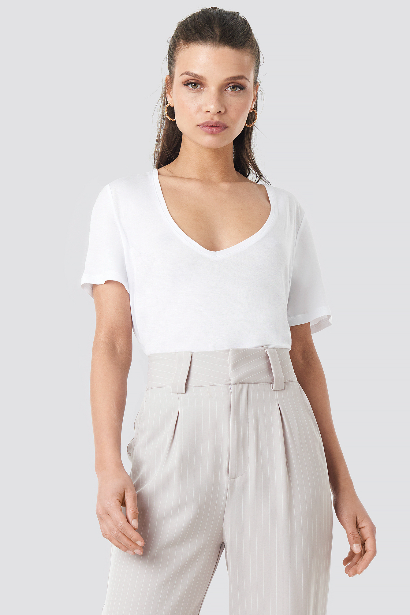 2-Pack V-Neck Tee Black/White