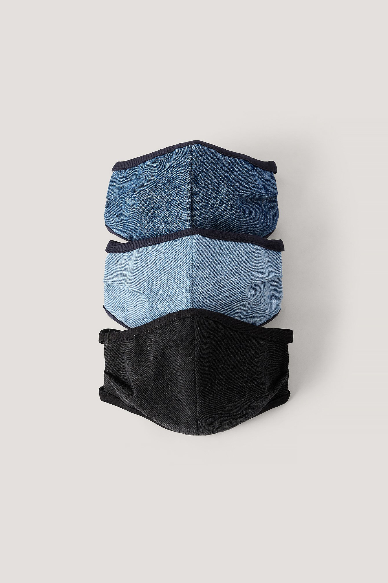 Blue Combo 3Er-Pack Jeans-Masken