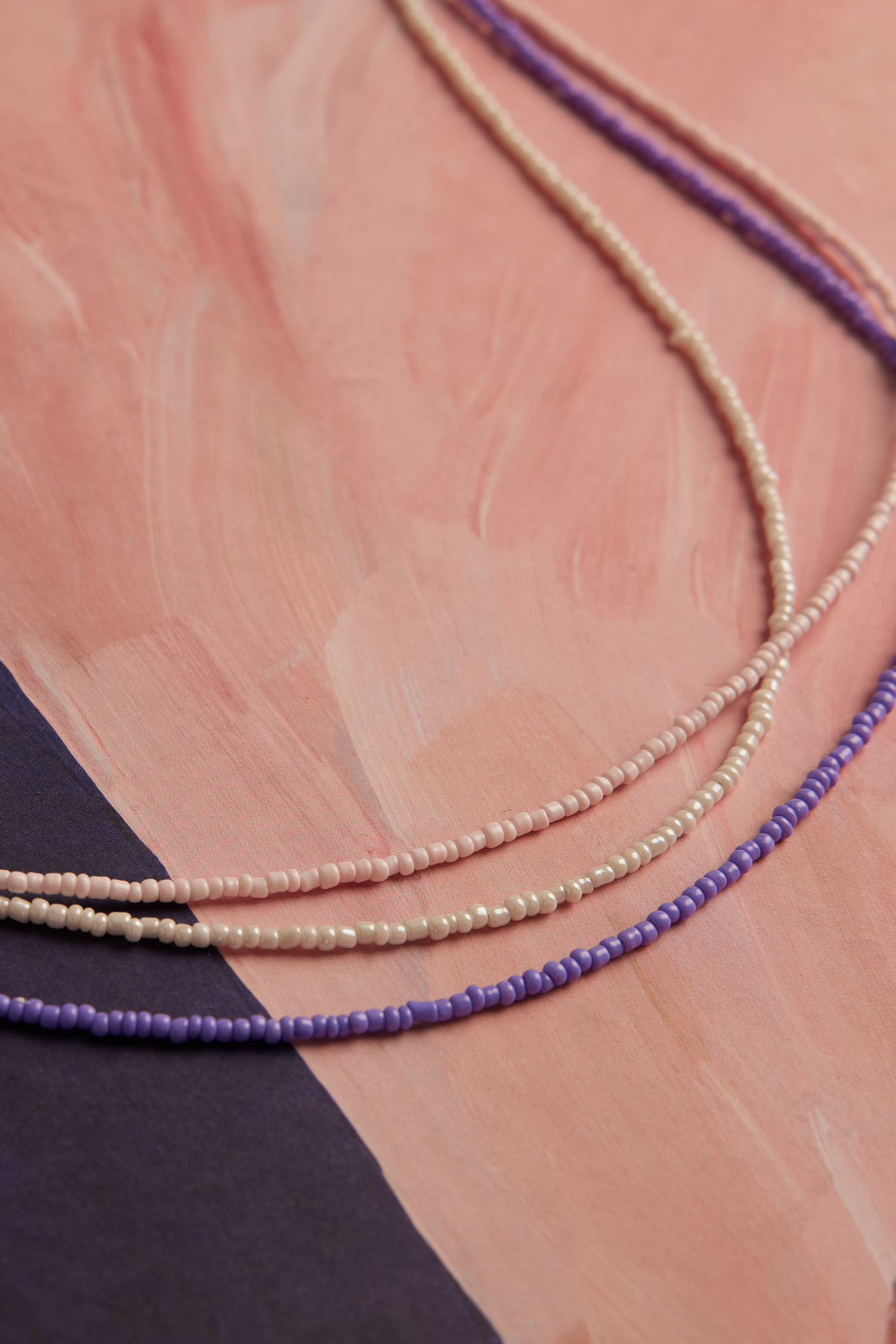 3layer Beaded Belly Chain Multicolor