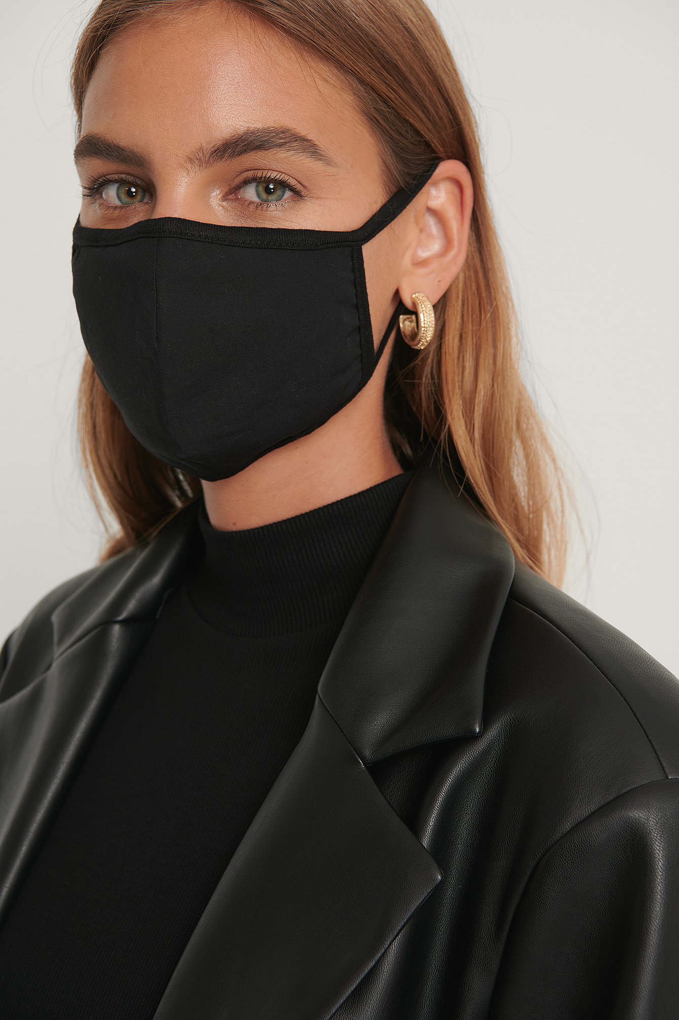 na-kd accessories -  3Er-Pack Gesichtsmasken - Black