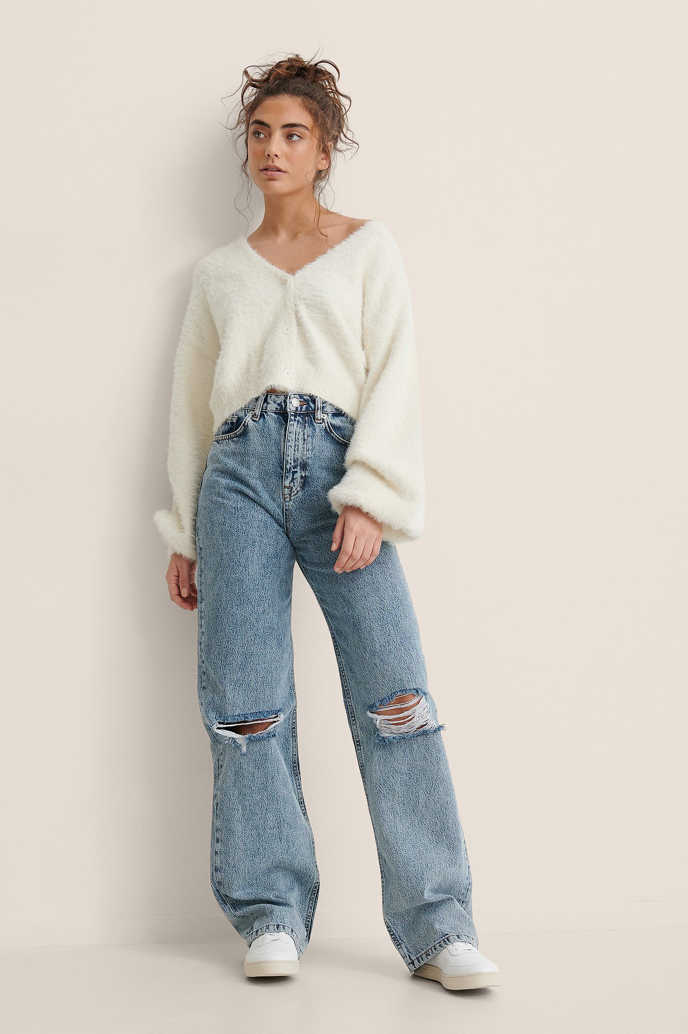 Markeret ven Countryside Ripped jeans til dame | Klikk hjem din nye favoritt | NA-KD