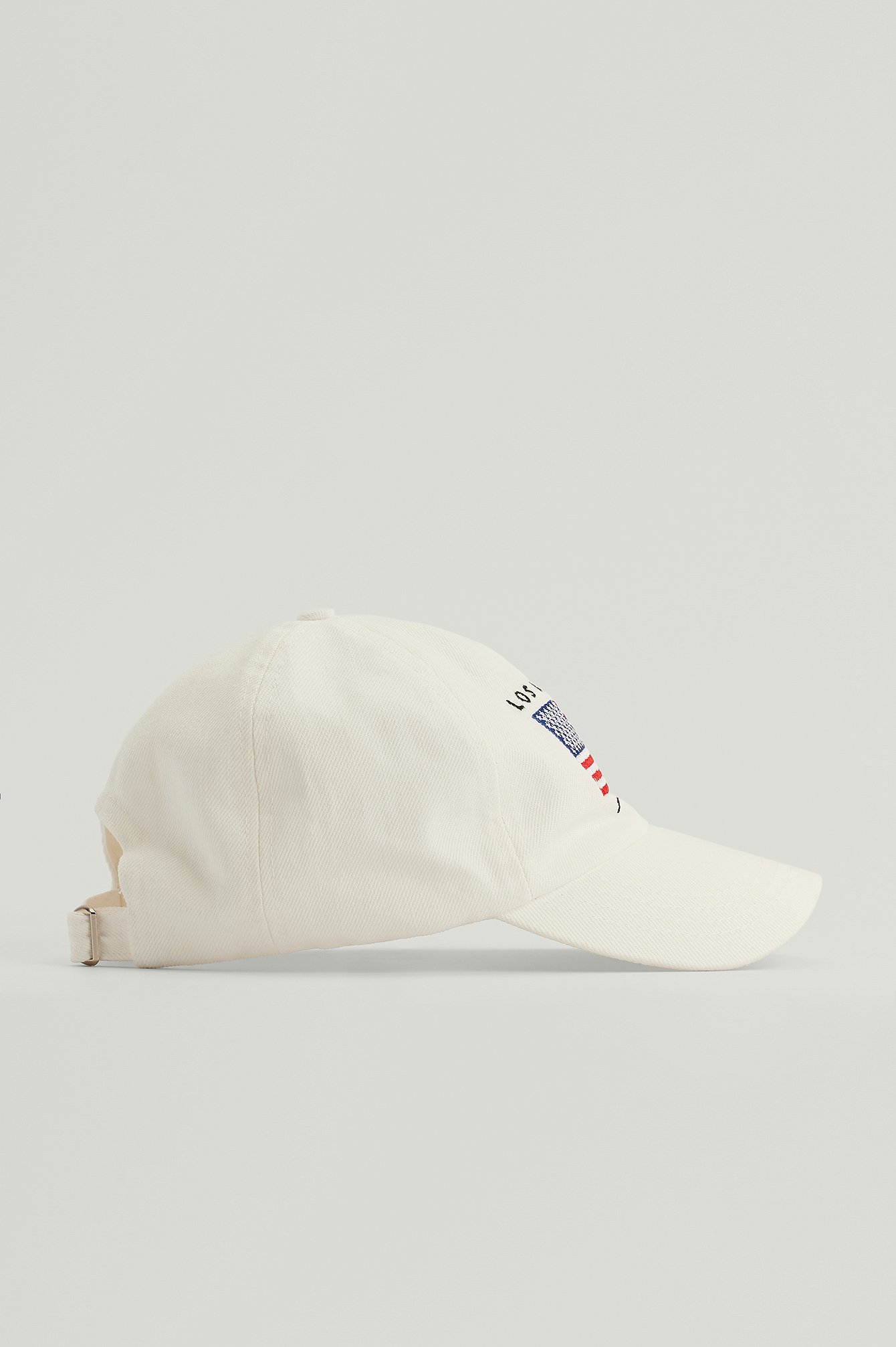 White/Red Embroidery Baseball Cap