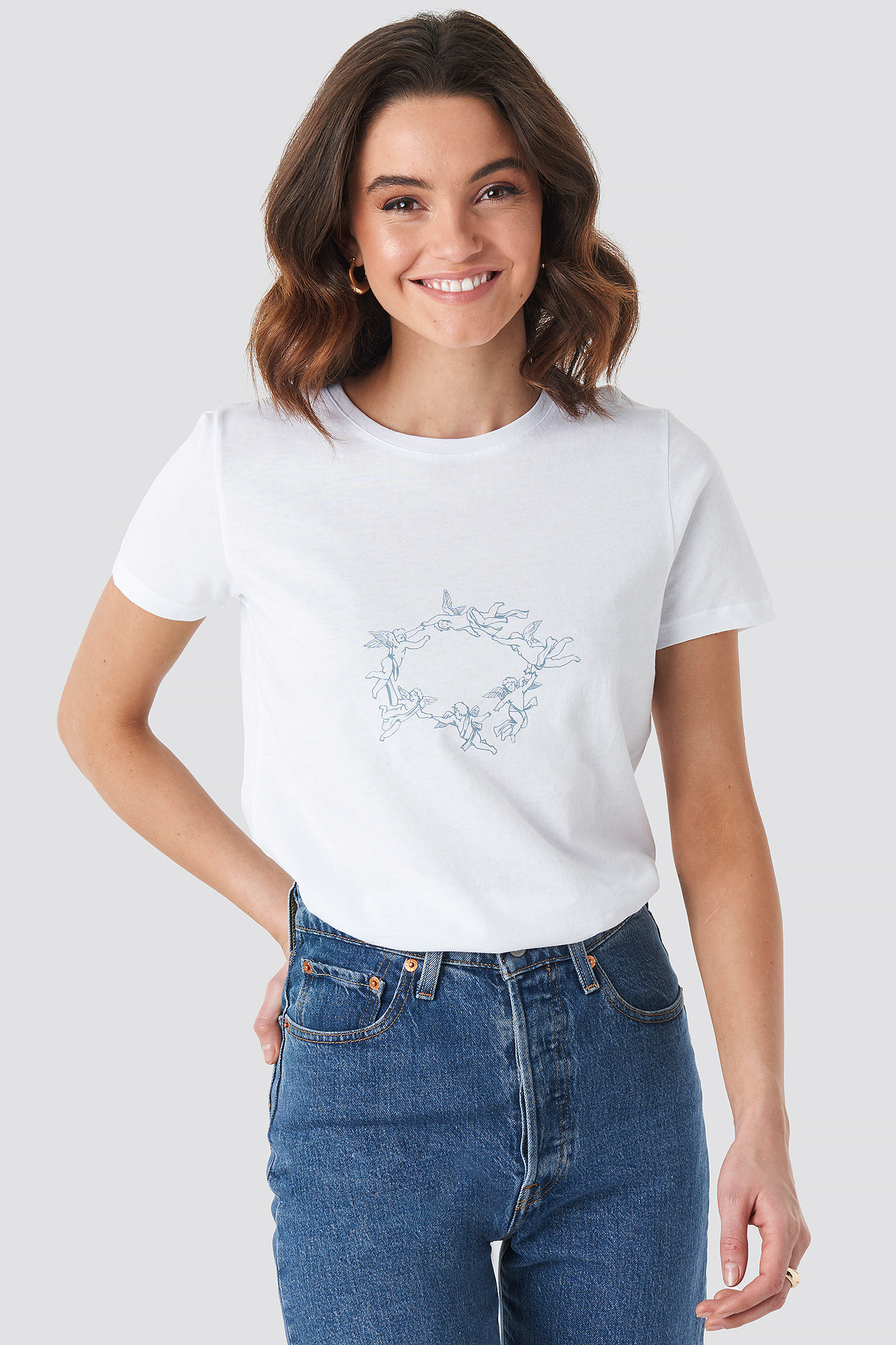 Angels Tee White