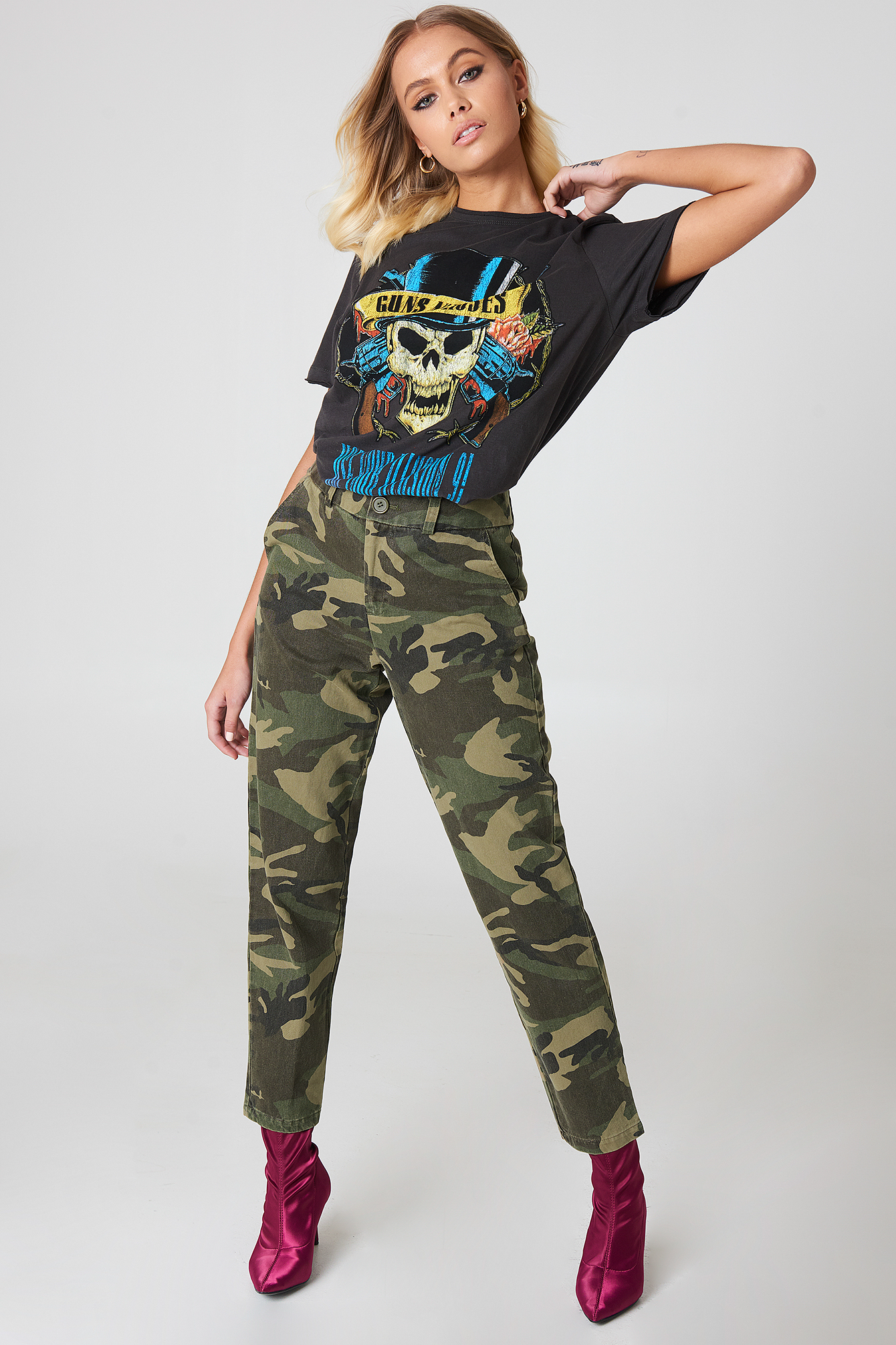 Army Loose Fit Pants Army