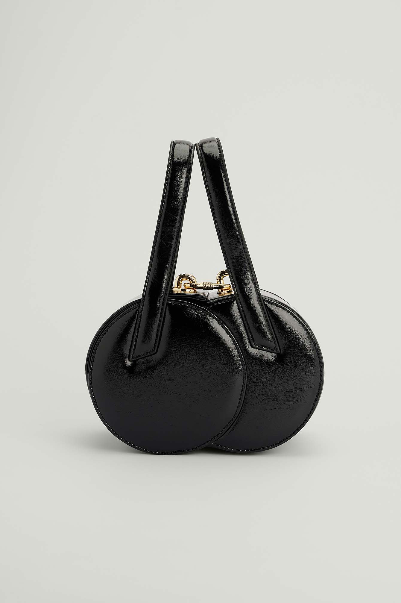 Black Doubled Cylinder Bag