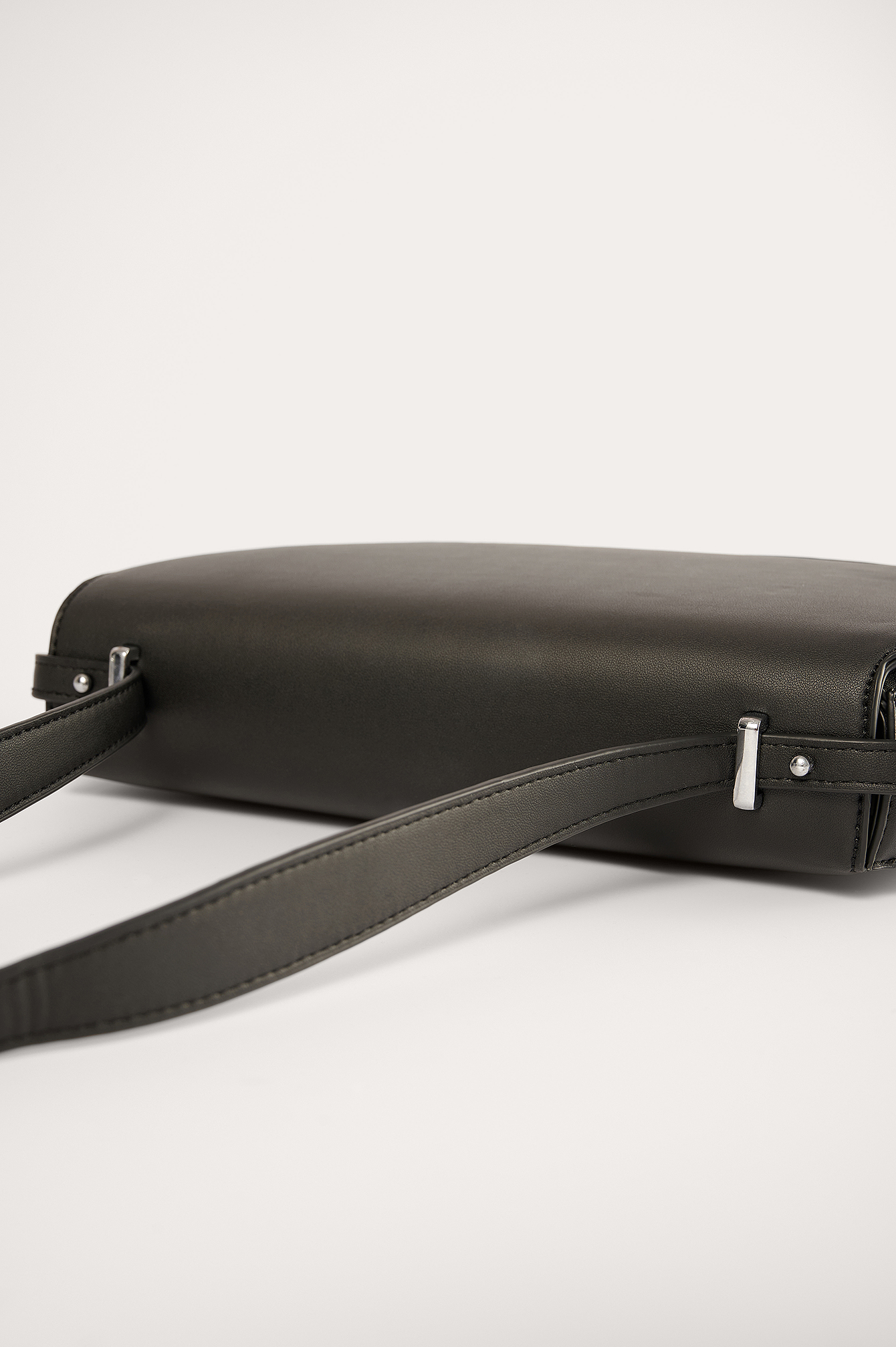 Black Asymmetric Saddle Bag