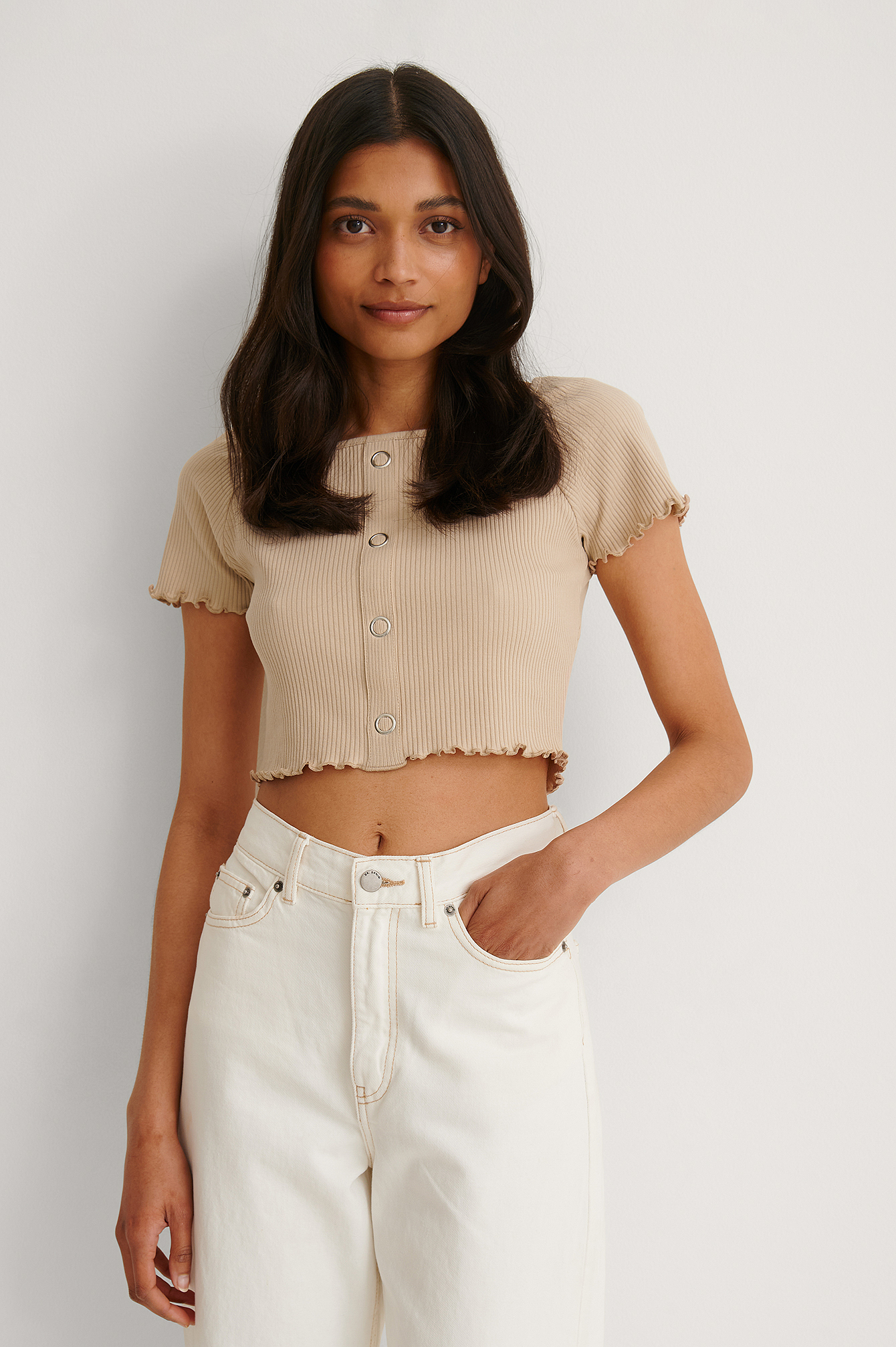 Na-kd Babylock Top In Warm Wood