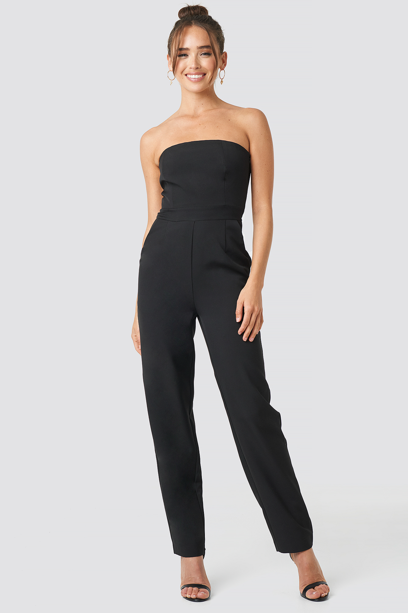 Bandeau Jumpsuit Black