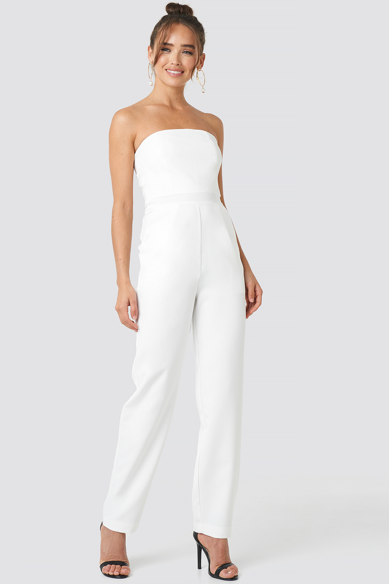 Bandeau Jumpsuit White