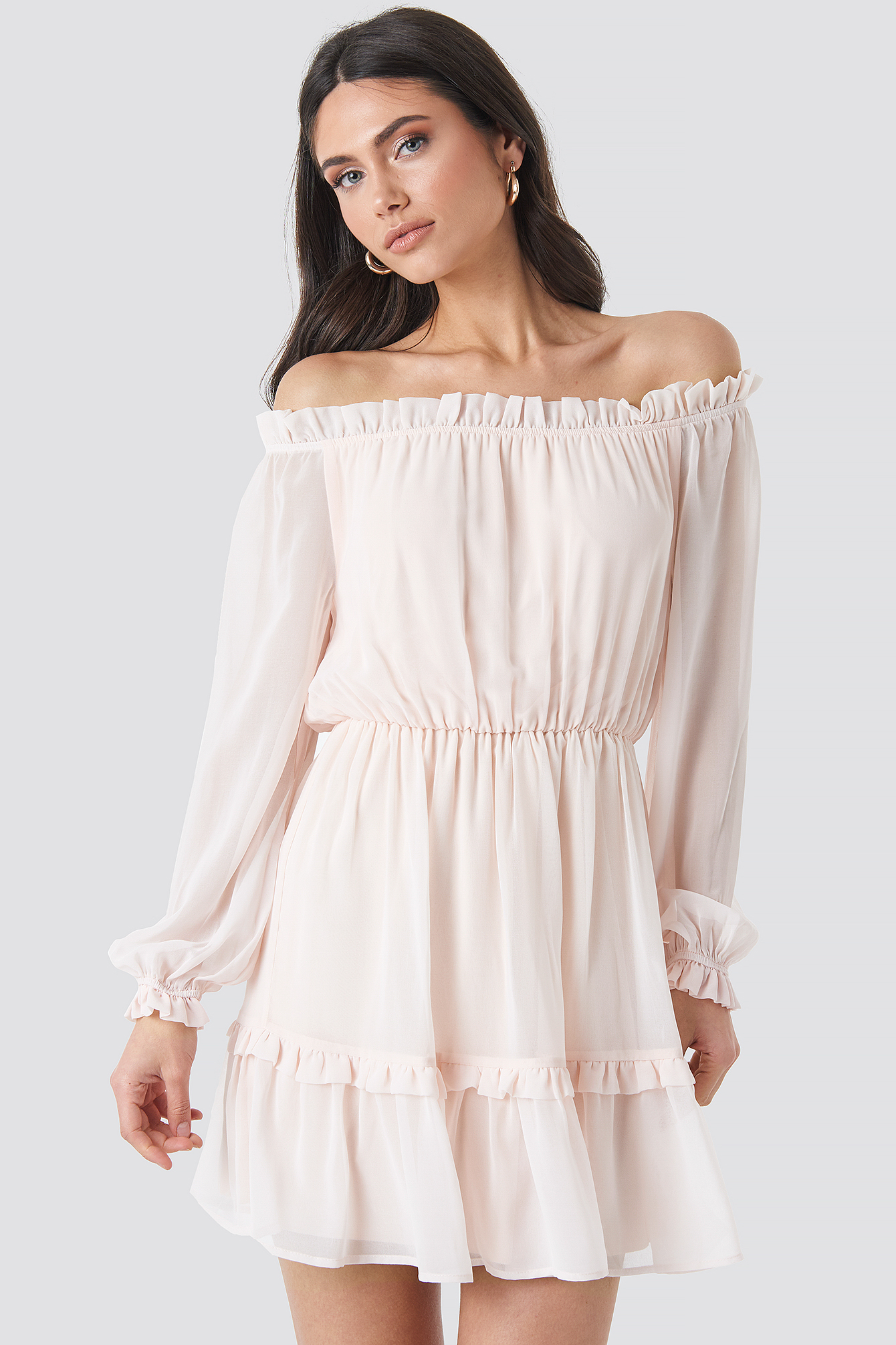 Bardot Mini Dress Pink